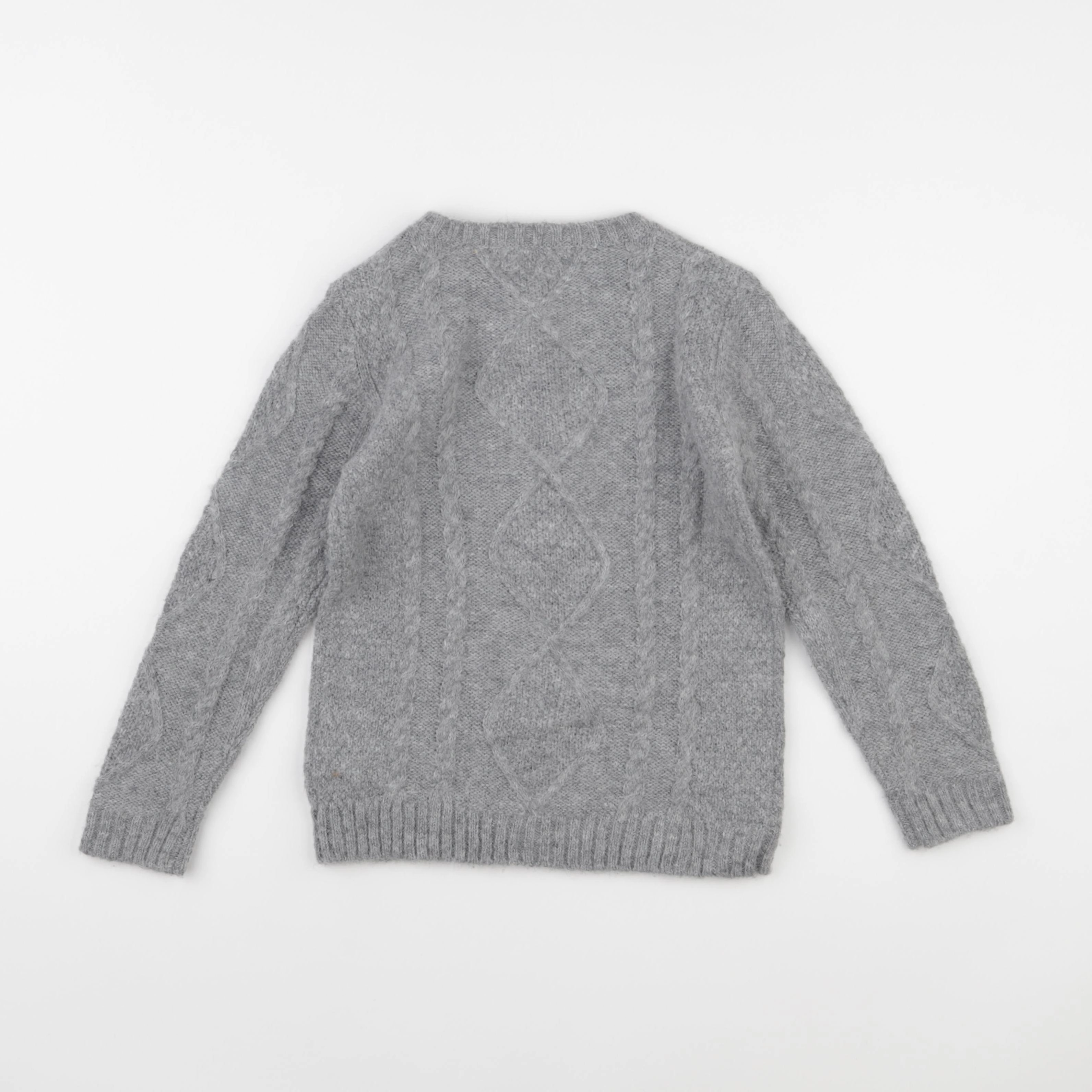 Monoprix - pull gris - 8 ans