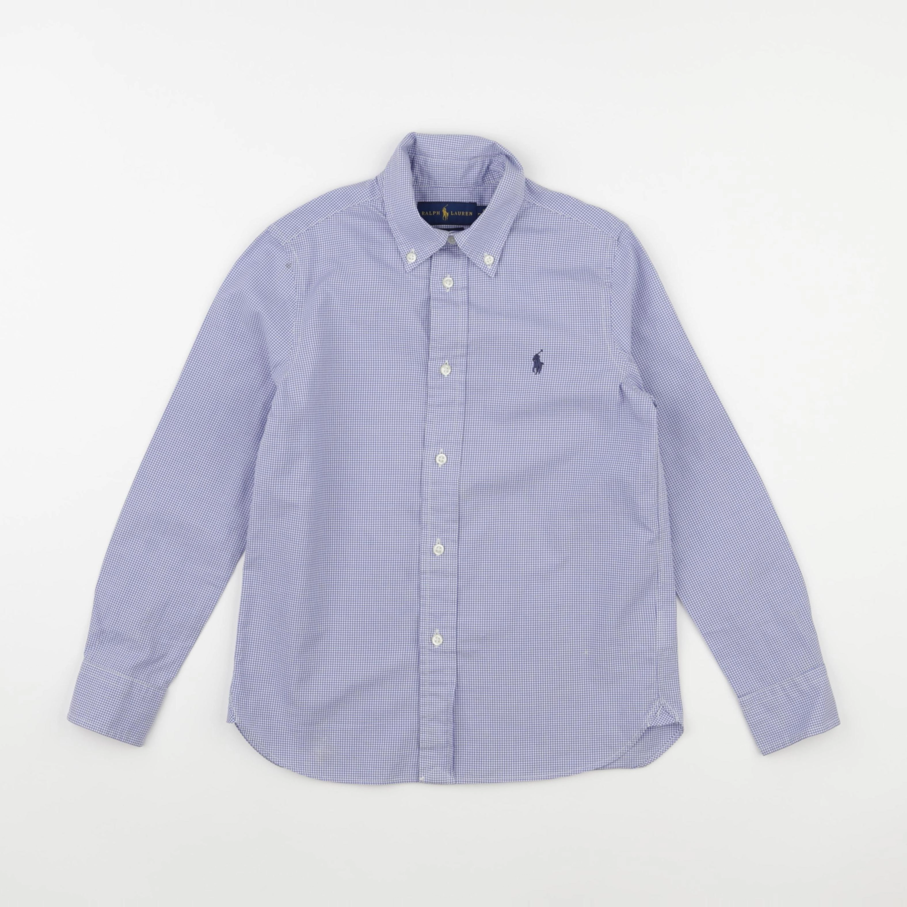 Ralph Lauren - chemise bleu - 7 ans