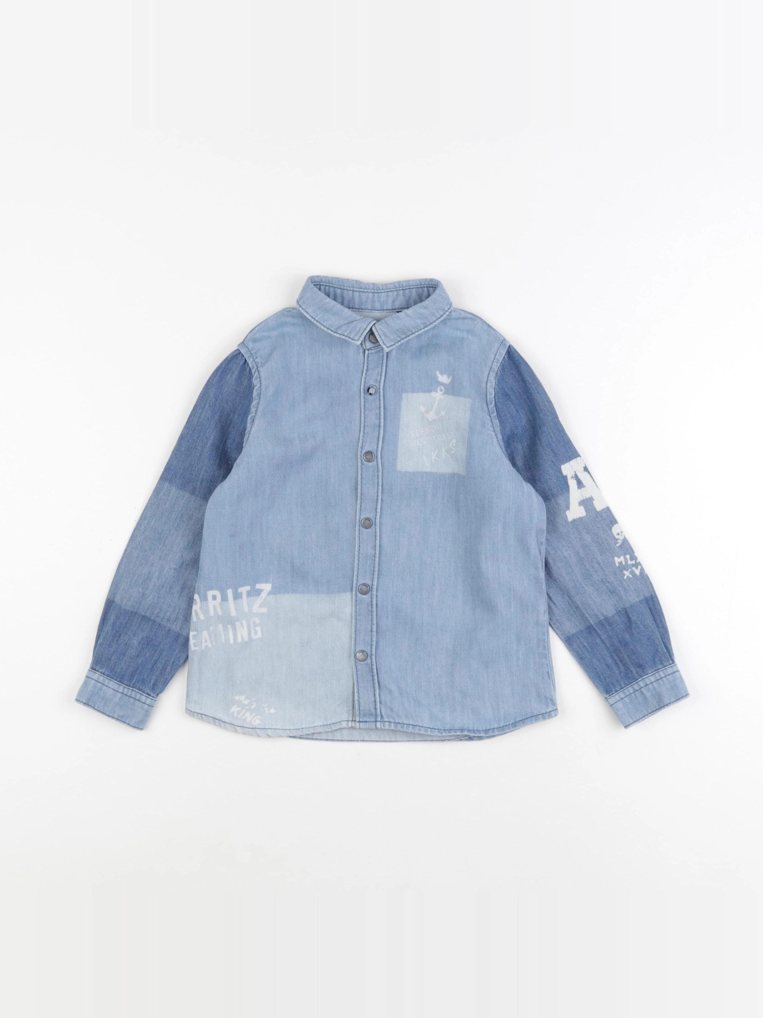 IKKS - chemise bleu - 3 ans