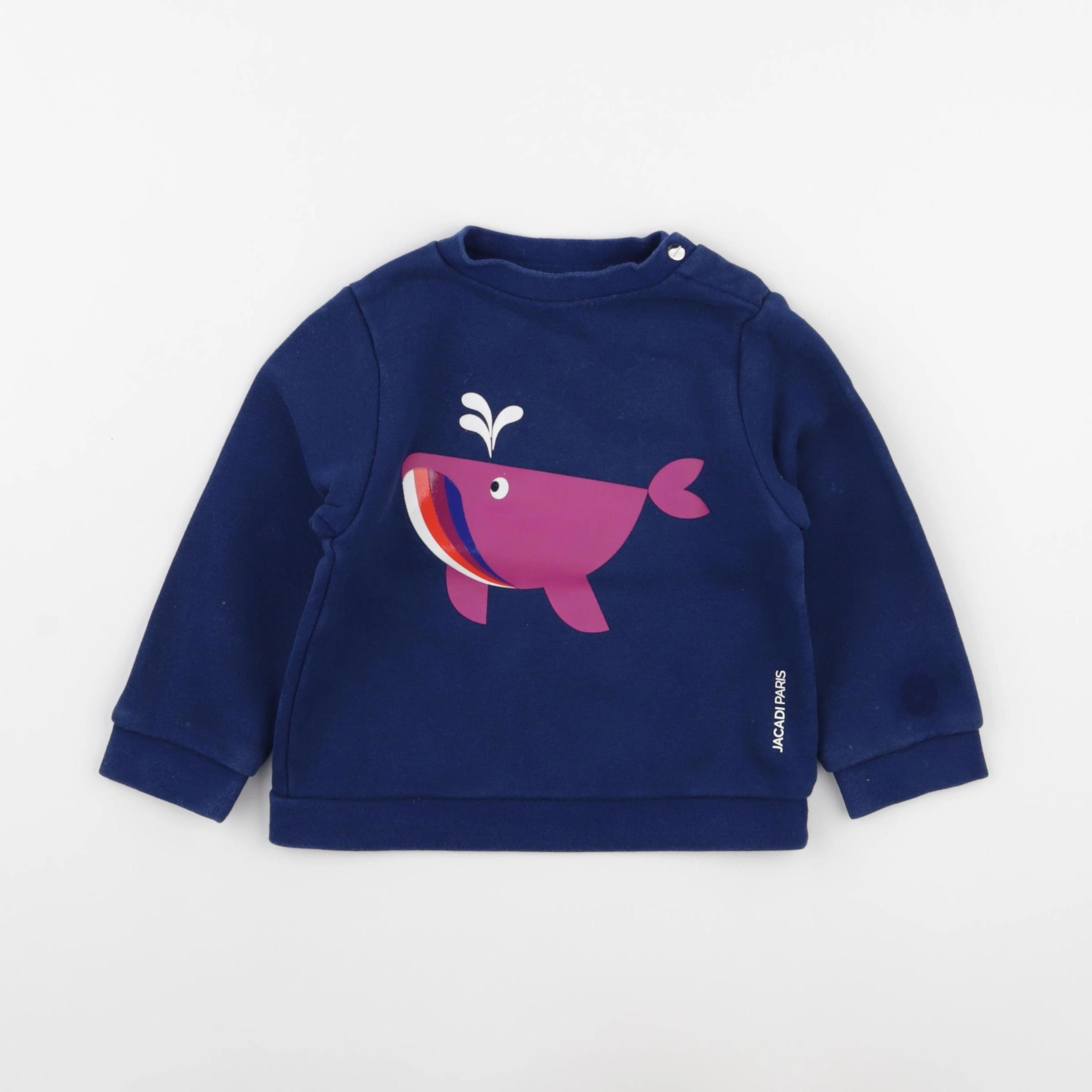 Jacadi - sweat bleu - 24 mois