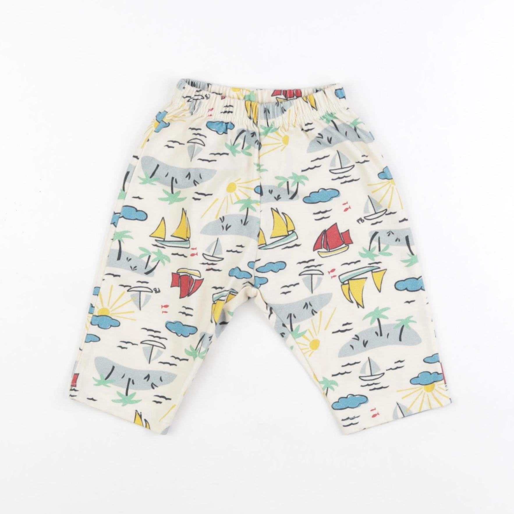 Petit Bateau - pantalon multicolore - 6 mois