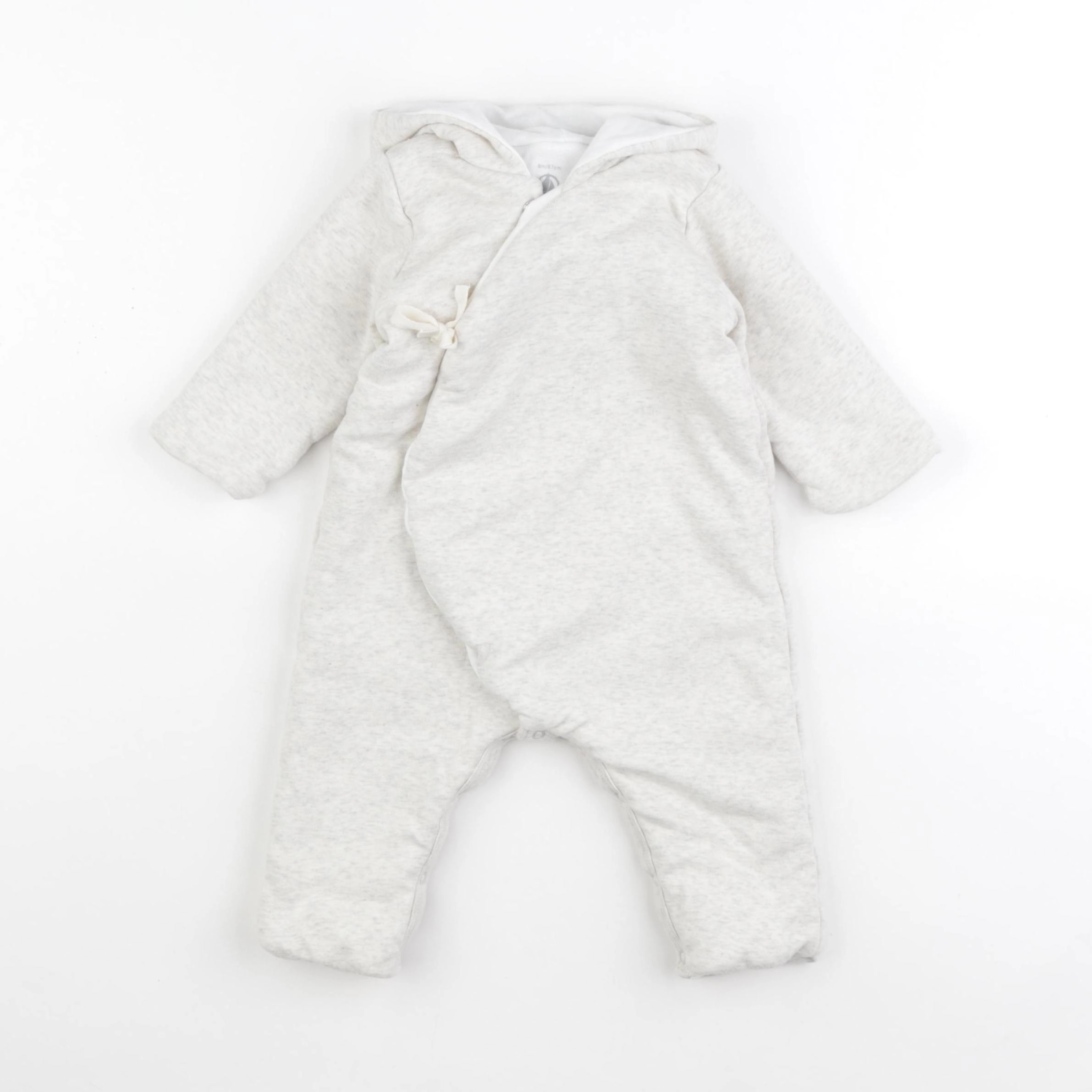 Petit Bateau - sur-pyjama beige - 6 mois