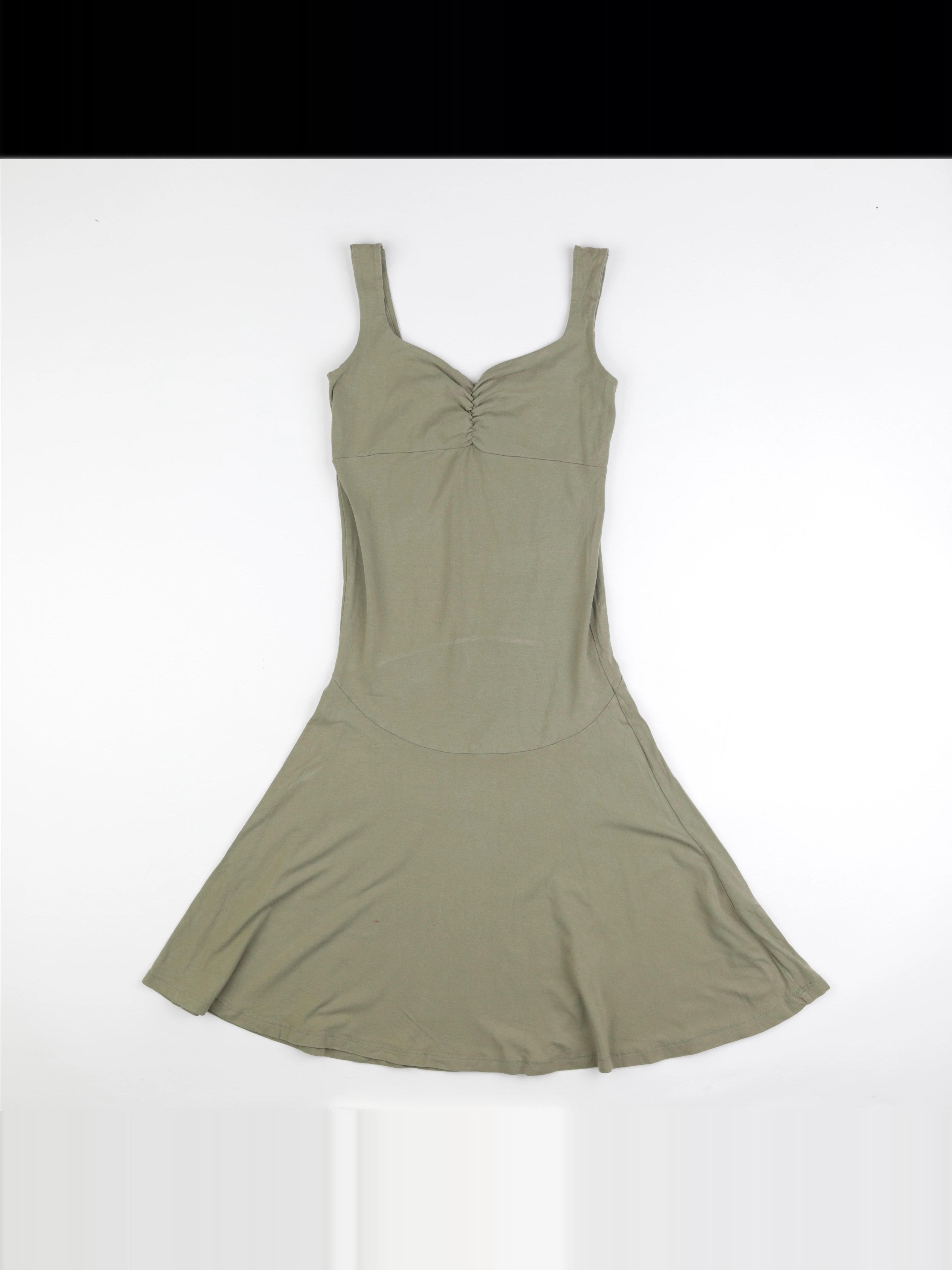 H&M - robe grossesse vert - s