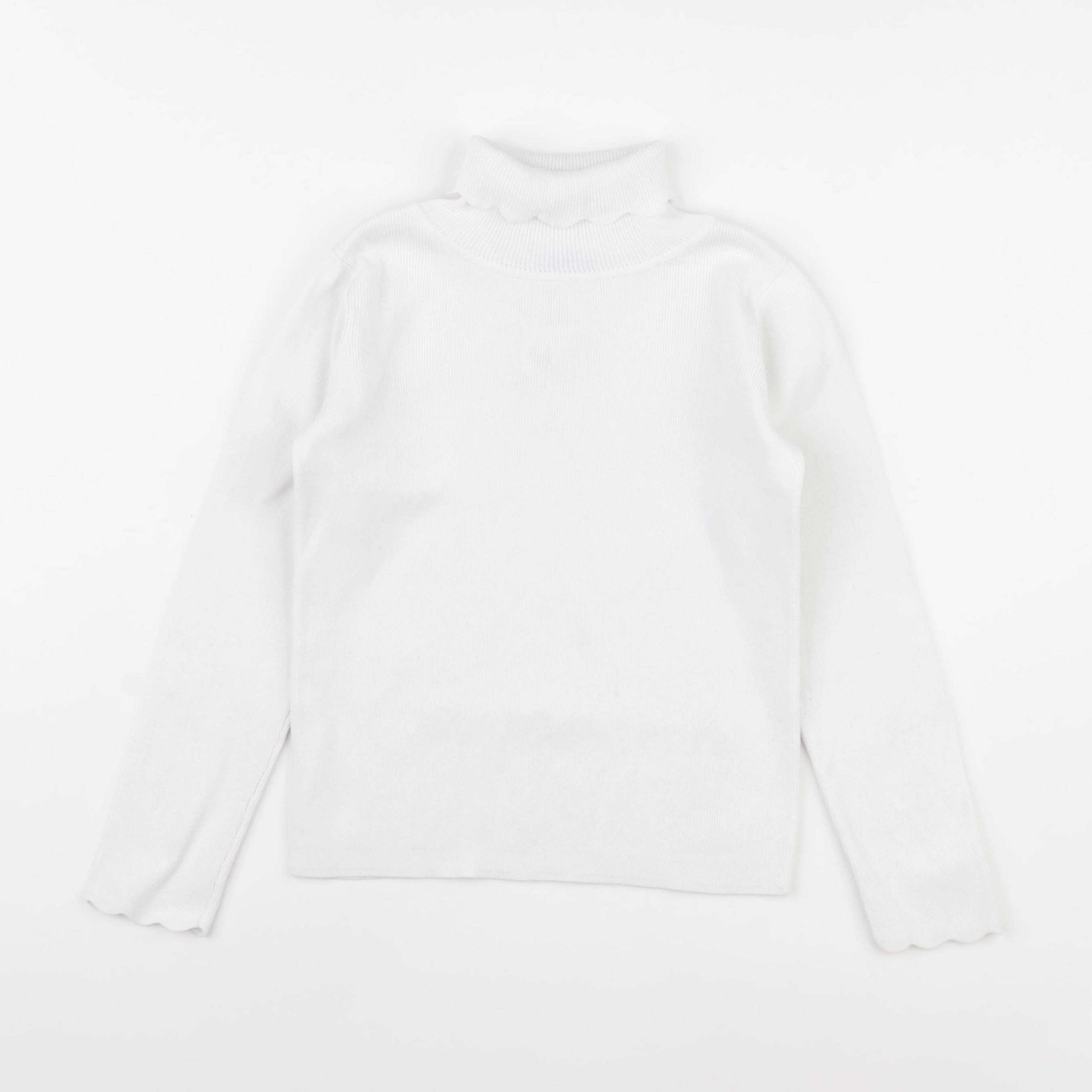 Jacadi - pull blanc - 8 ans