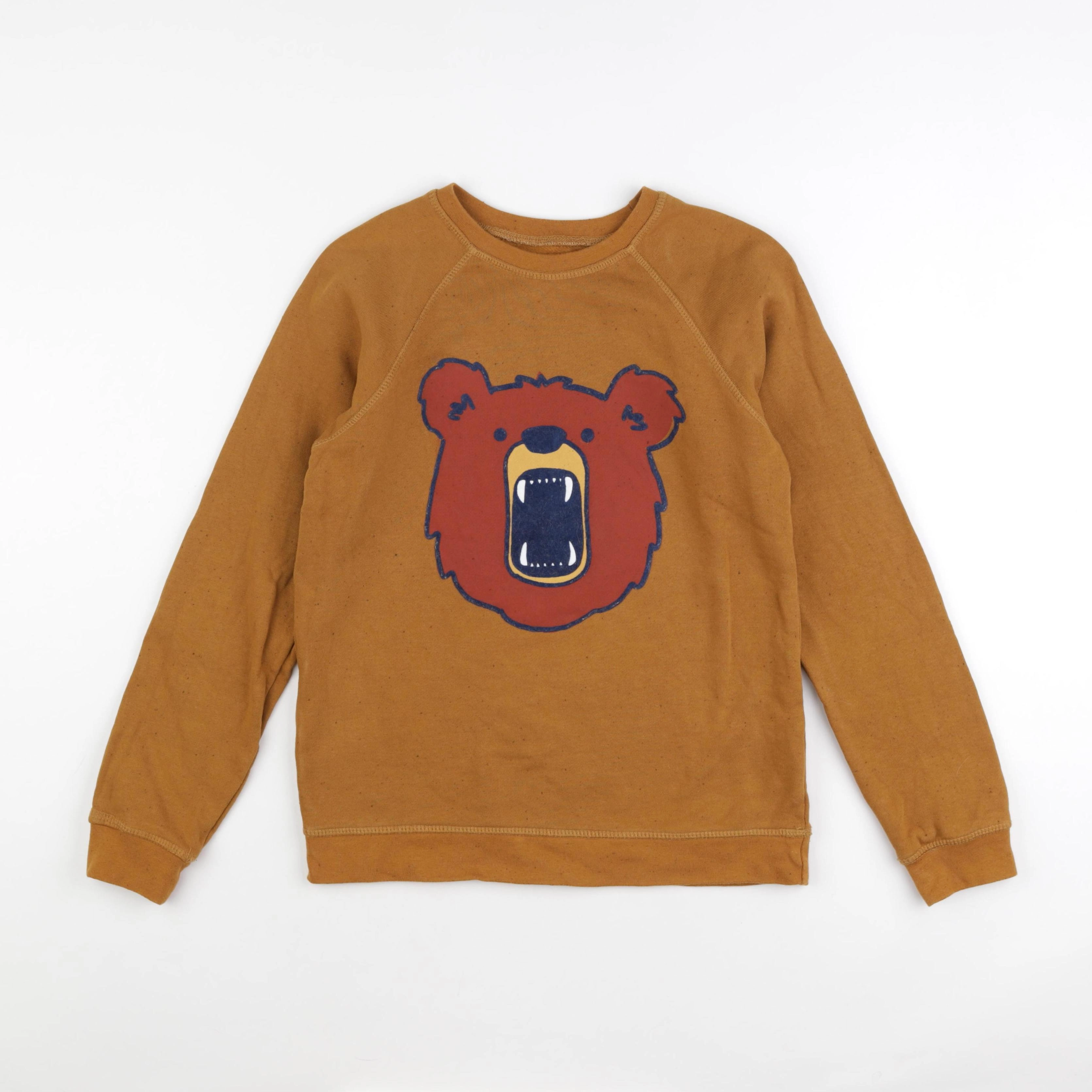 Monoprix - sweat marron - 14 ans