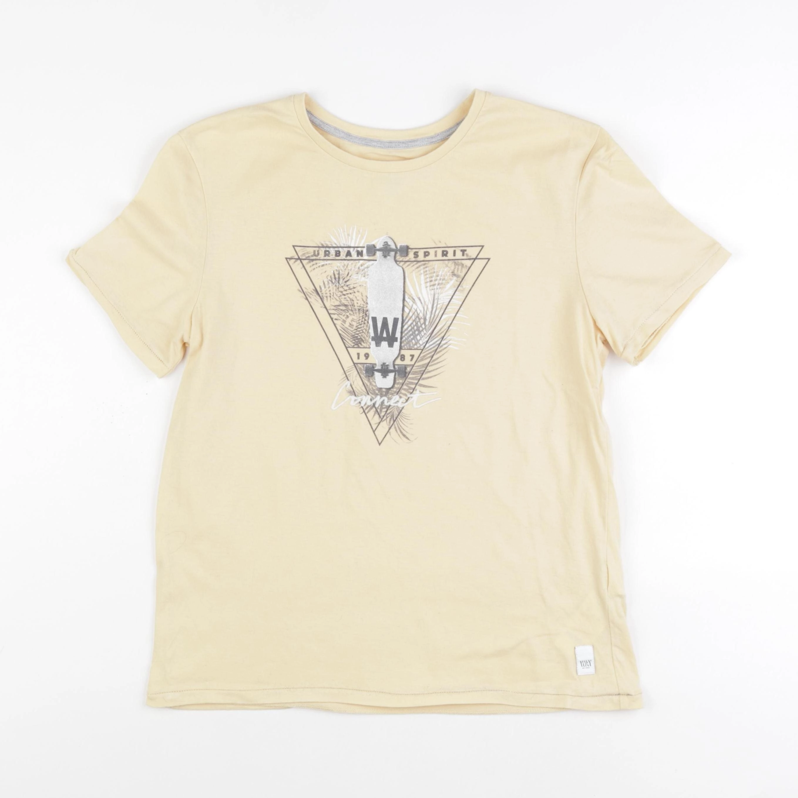 IKKS - tee-shirt jaune - 12 ans