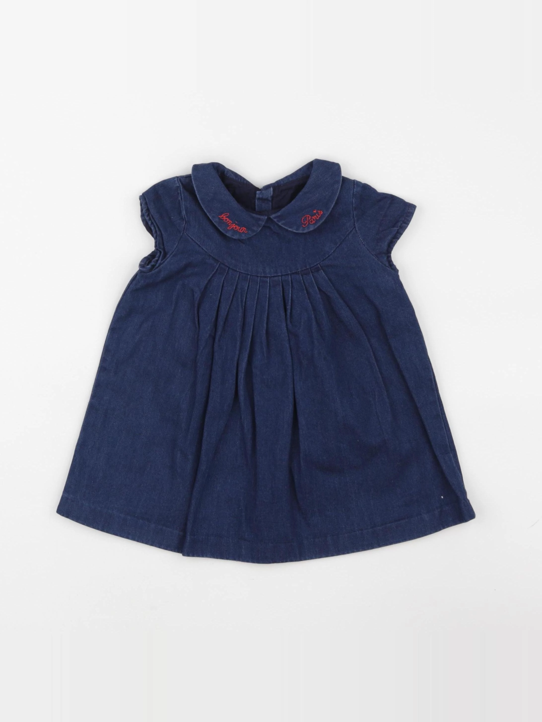 Jacadi - robe bleu - 12 mois