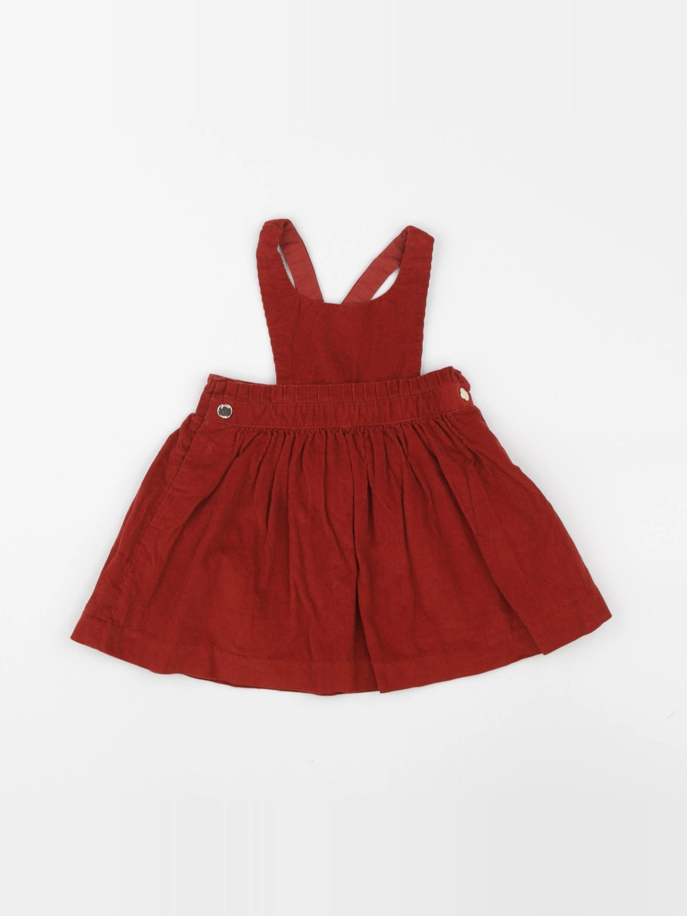 Jacadi - robe rouge - 12 mois