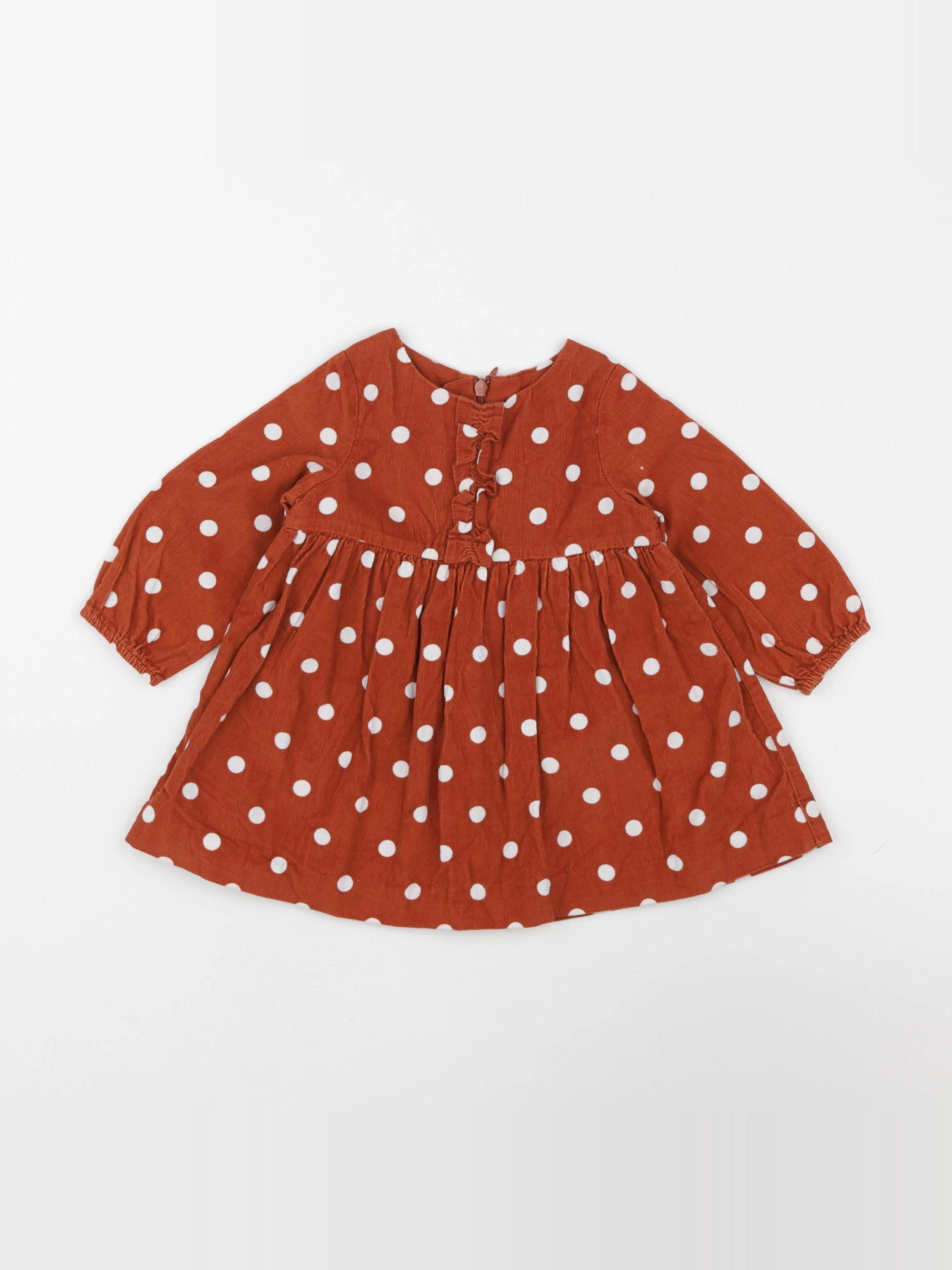 Jacadi - robe marron - 12 mois