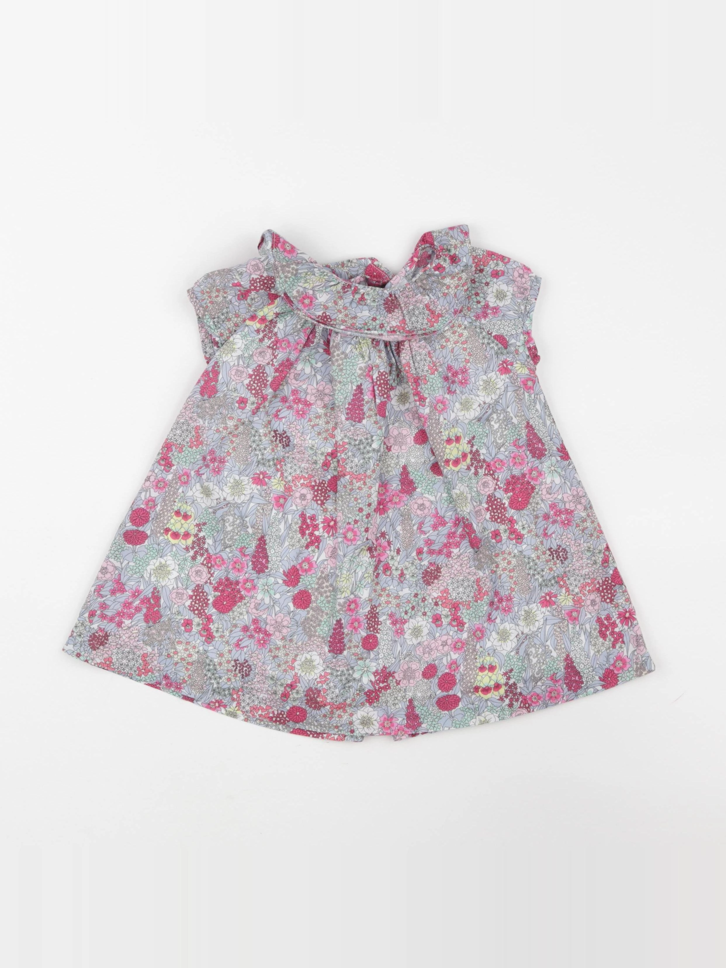 Jacadi - robe liberty multicolore - 18 mois