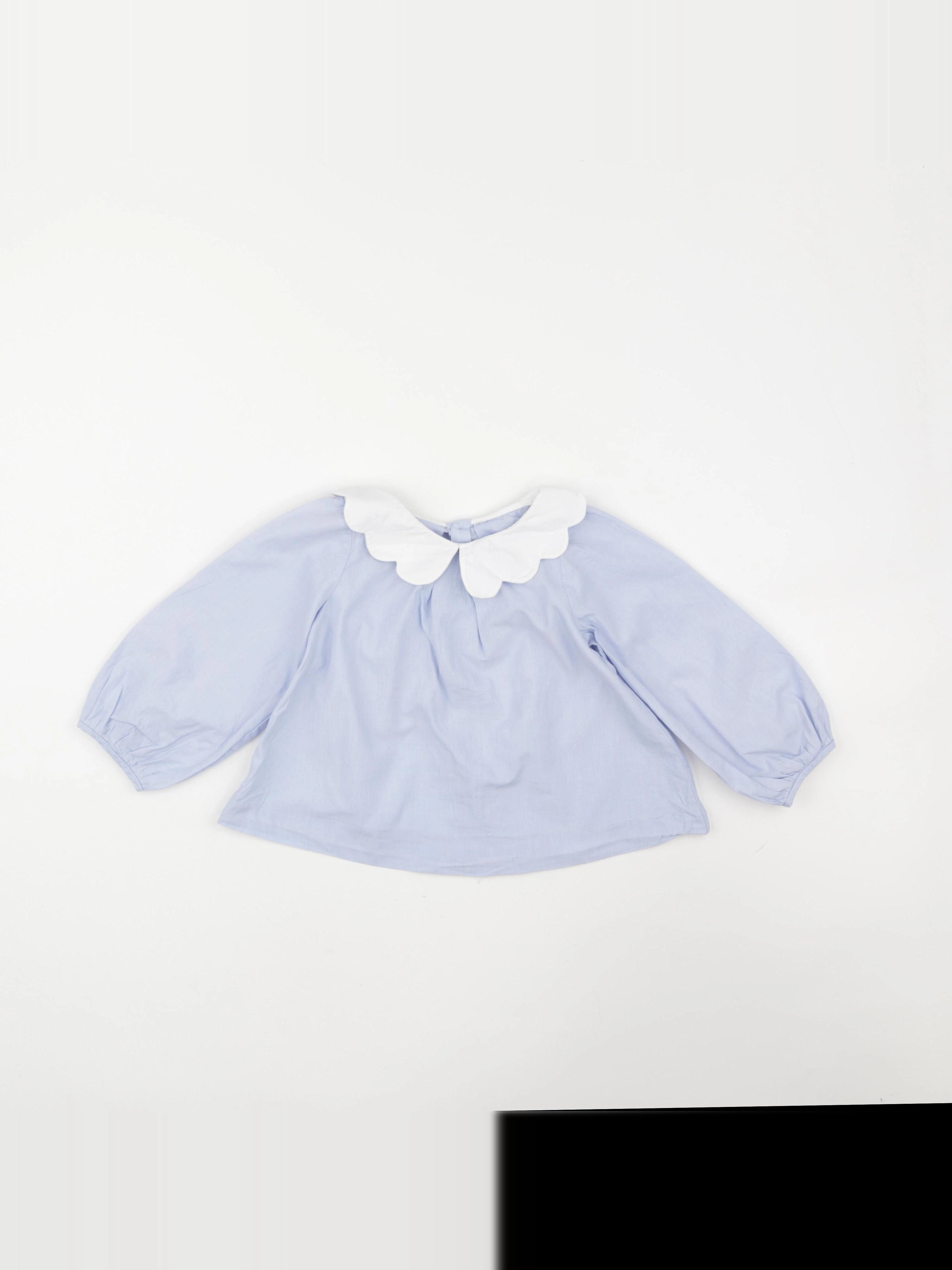 Jacadi - blouse bleu - 36 mois