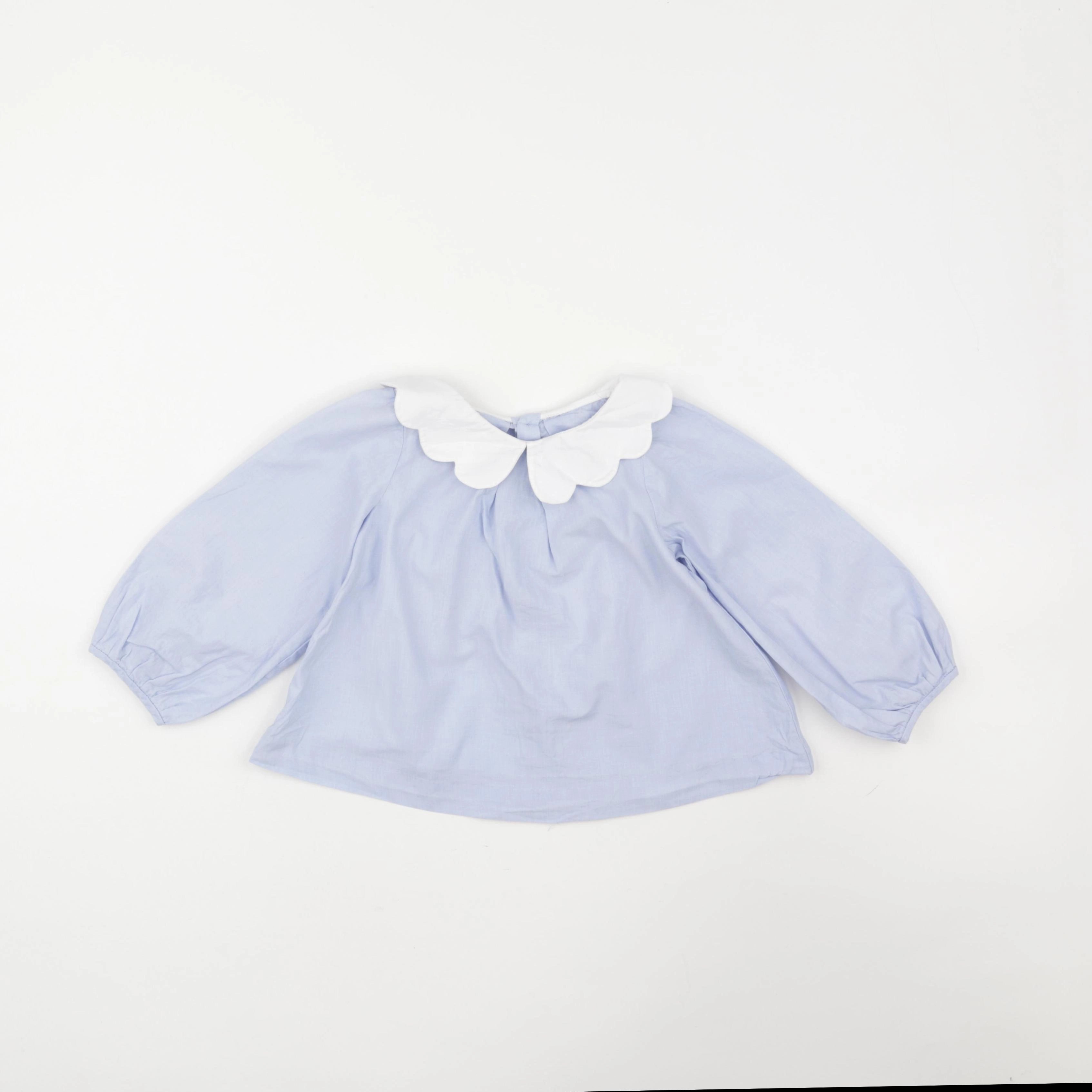 Jacadi - blouse bleu - 36 mois
