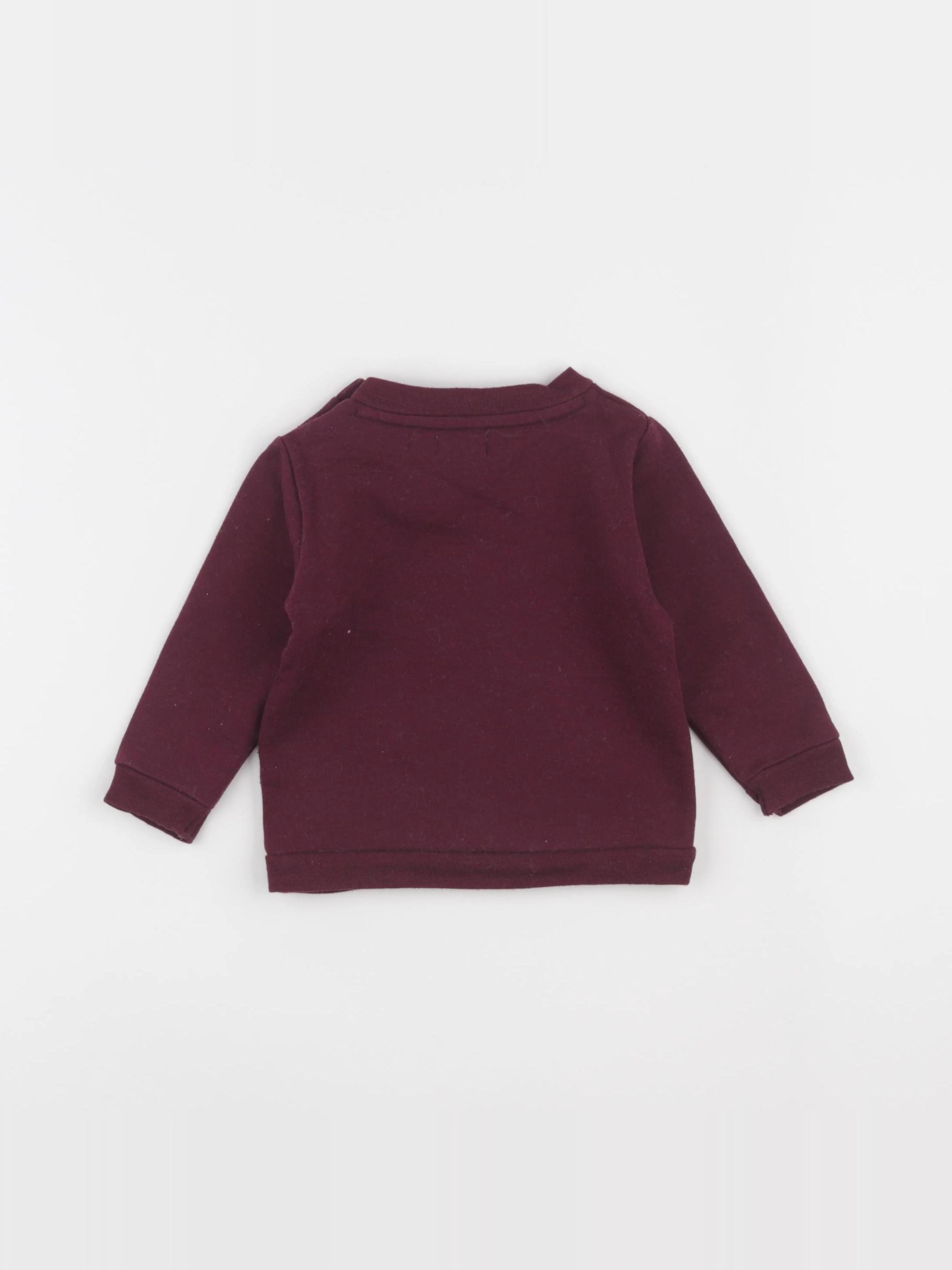 Bouchara - sweat rouge - 9 mois