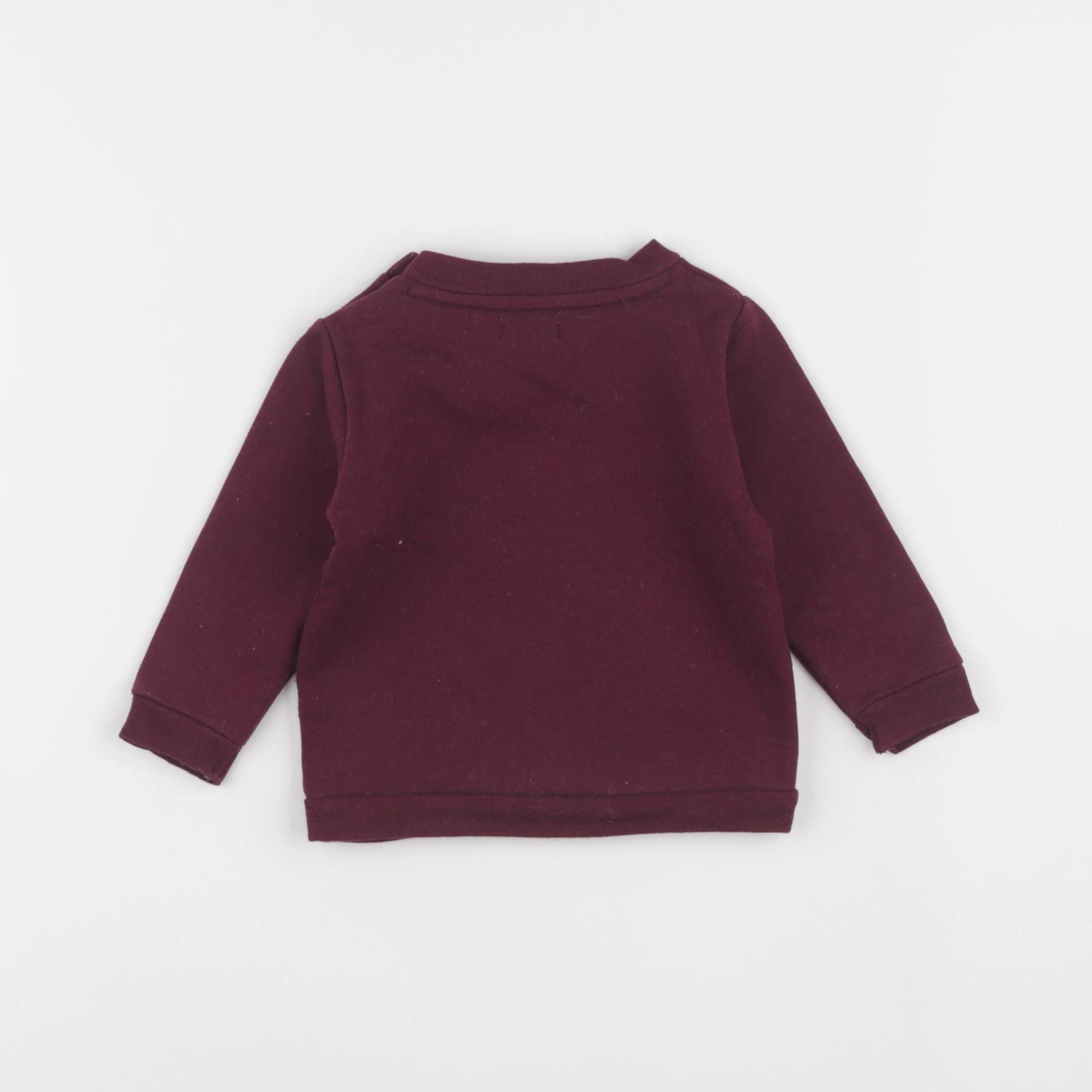 Bouchara - sweat rouge - 9 mois