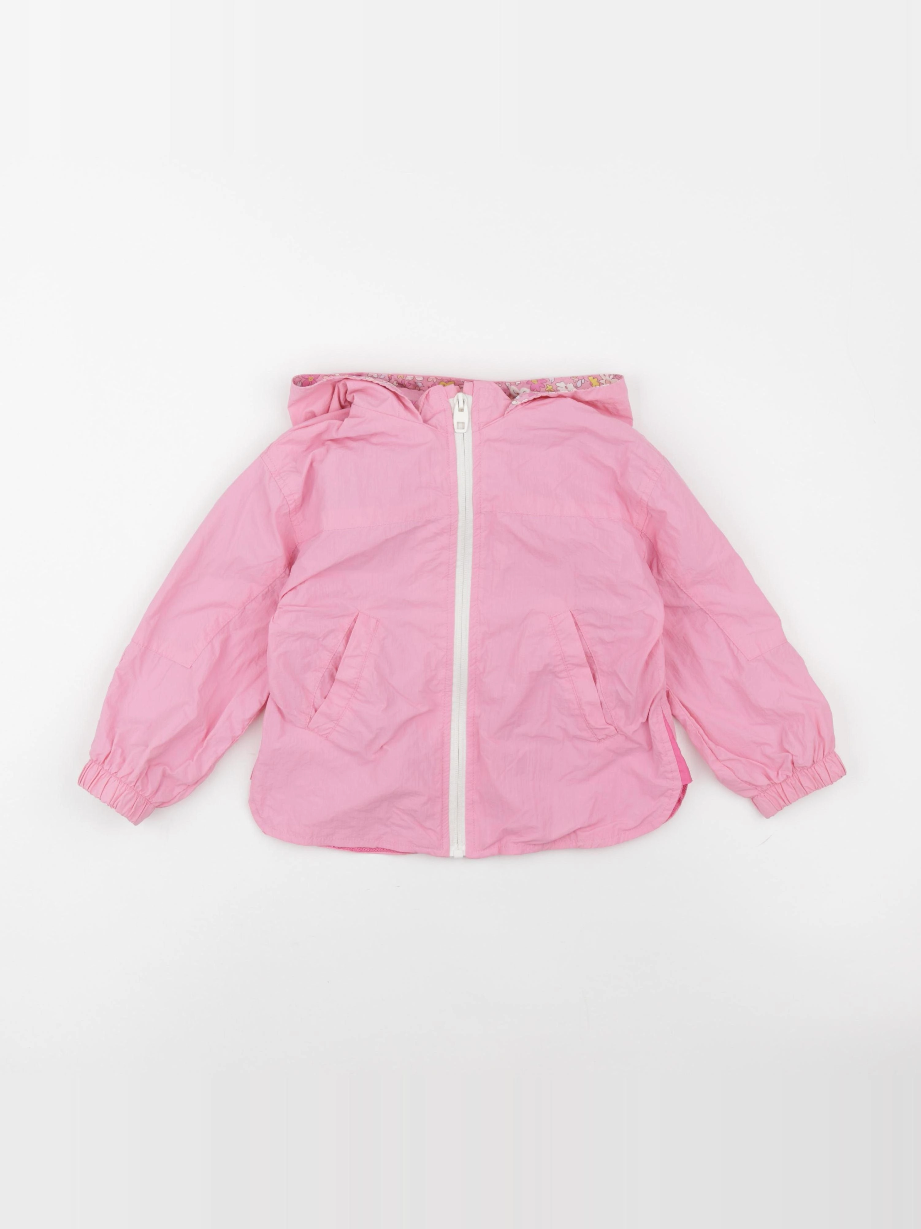 Zara - imperméable rose - 2/3 ans