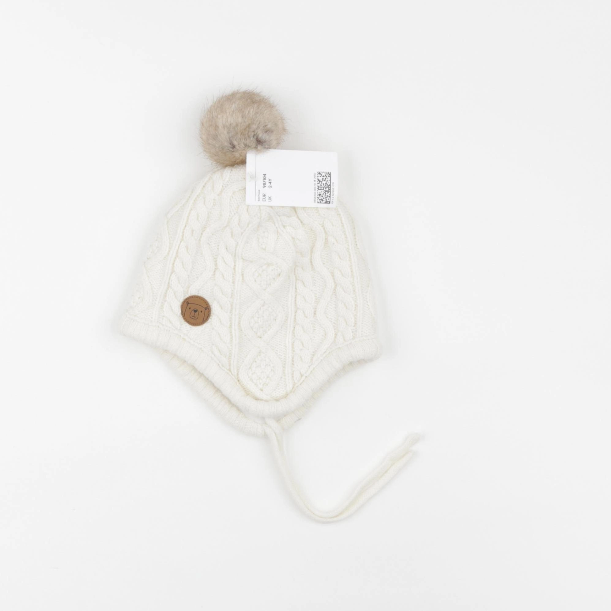 H&M - bonnet beige - 2/4 ans