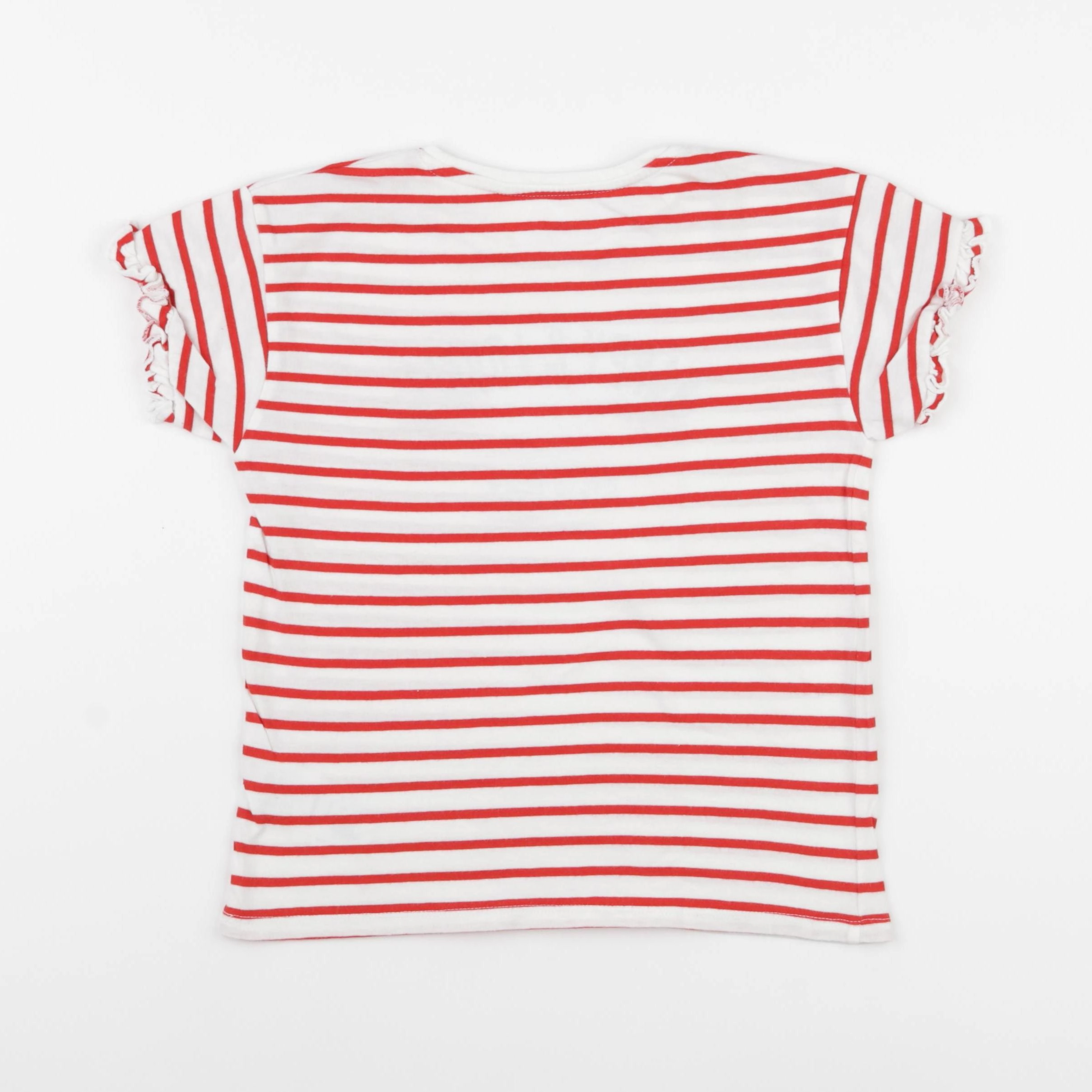 Vertbaudet - tee-shirt rouge - 8 ans