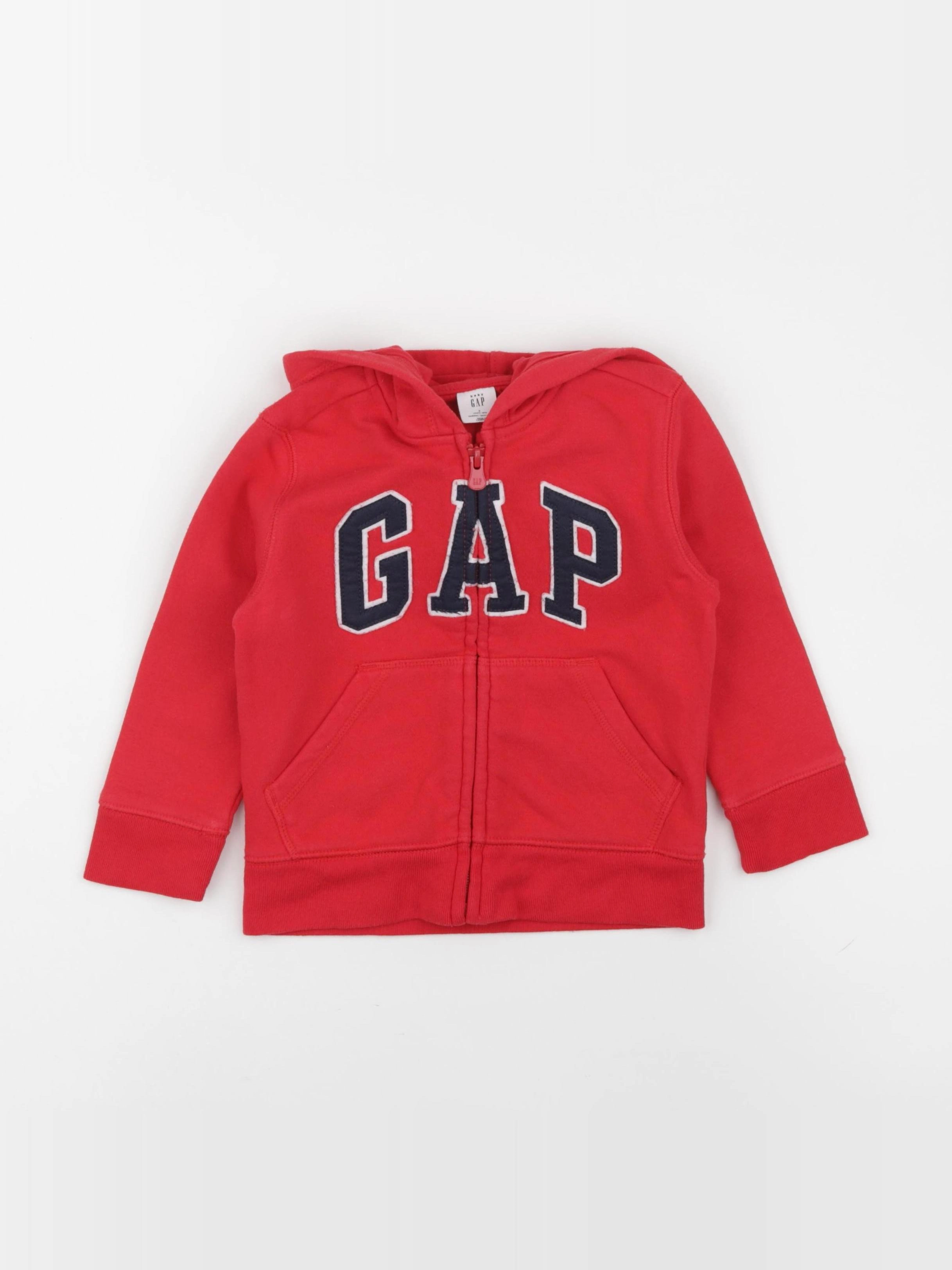 GAP - sweat rouge - 2 ans