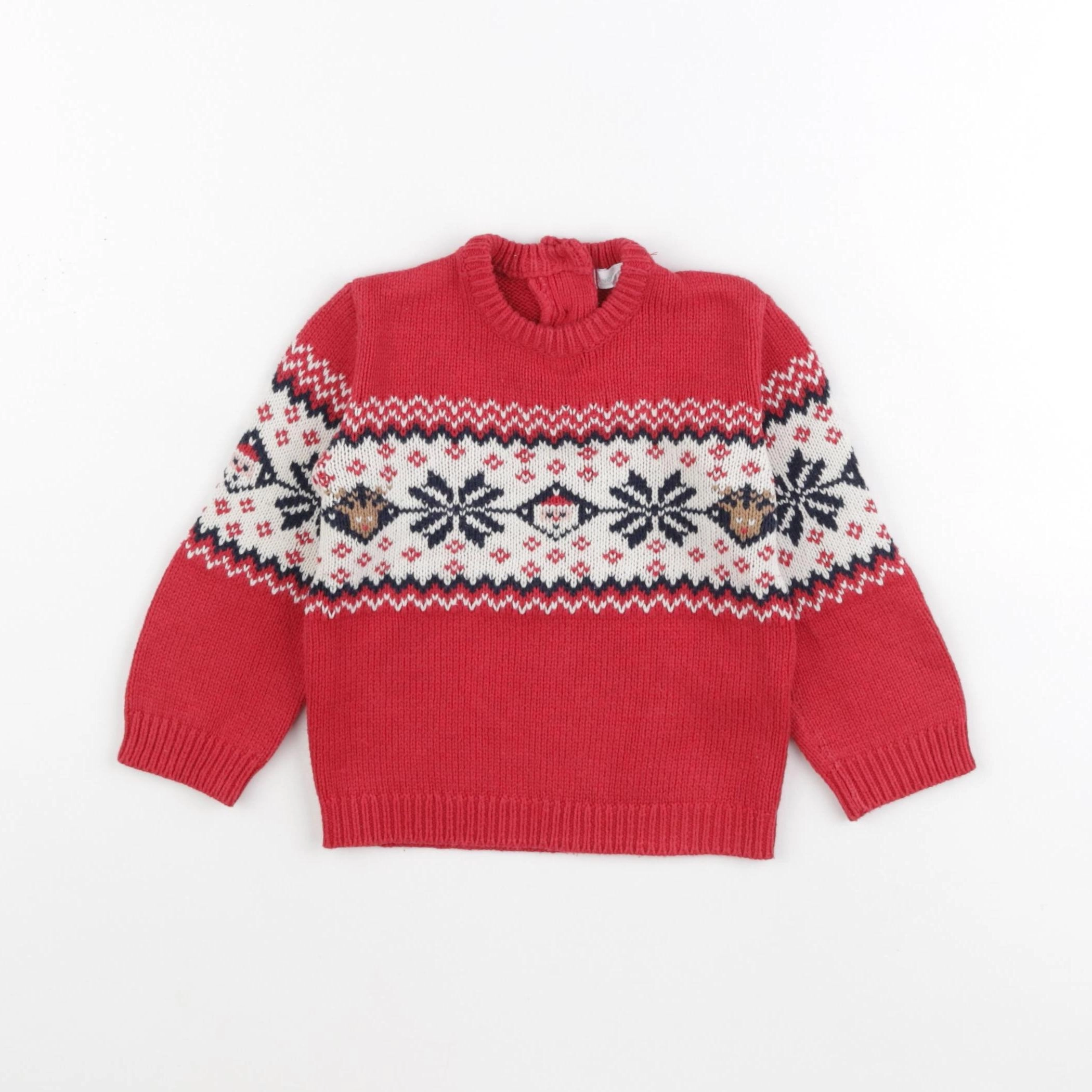 Vertbaudet - pull multicolore - 18 mois