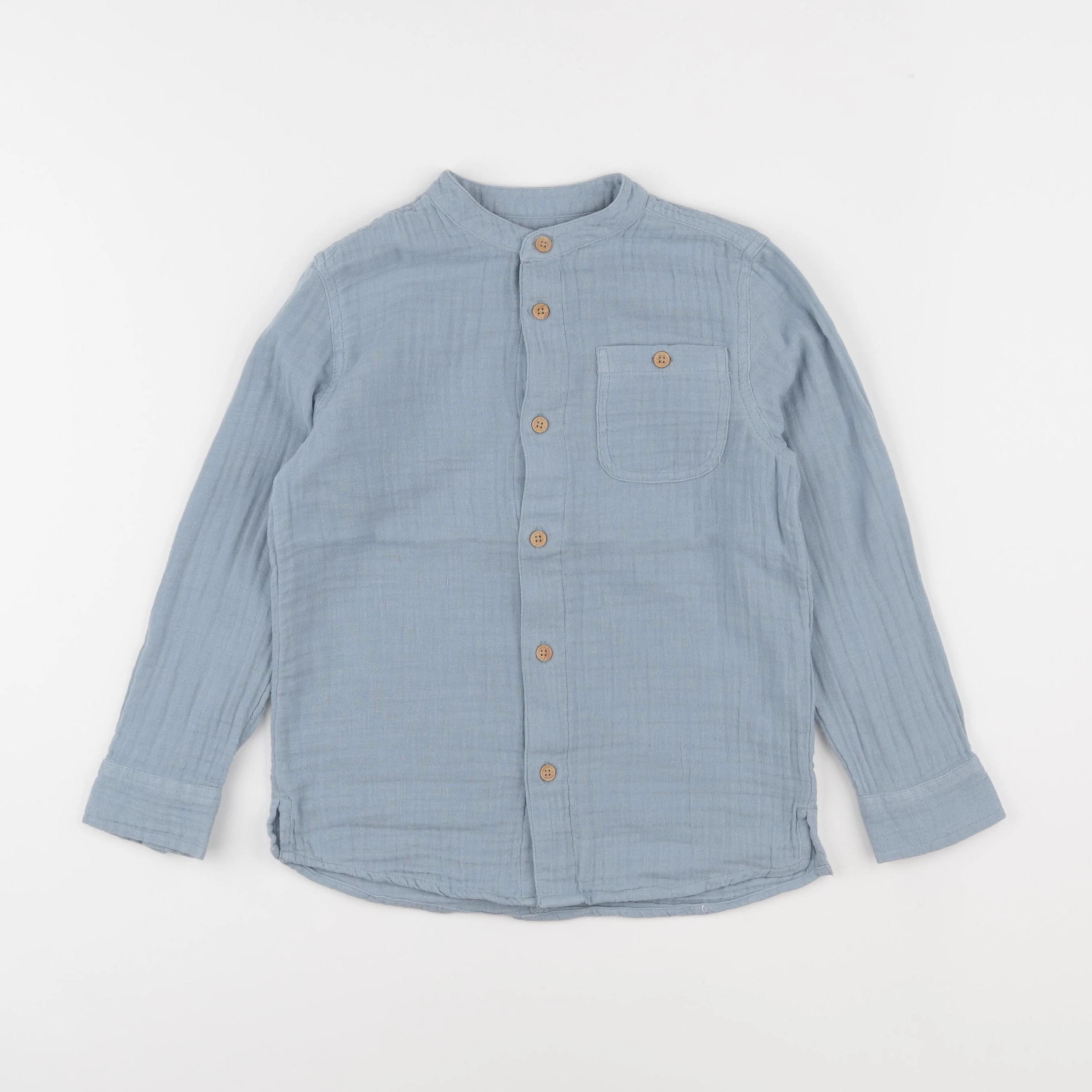 Monoprix - chemise bleu - 5 ans