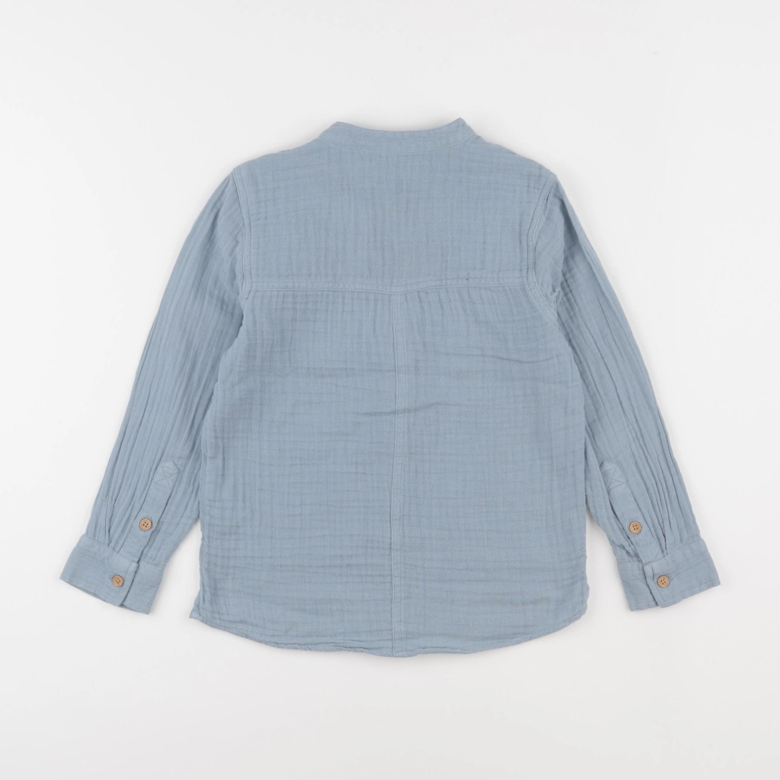 Monoprix - chemise bleu - 5 ans