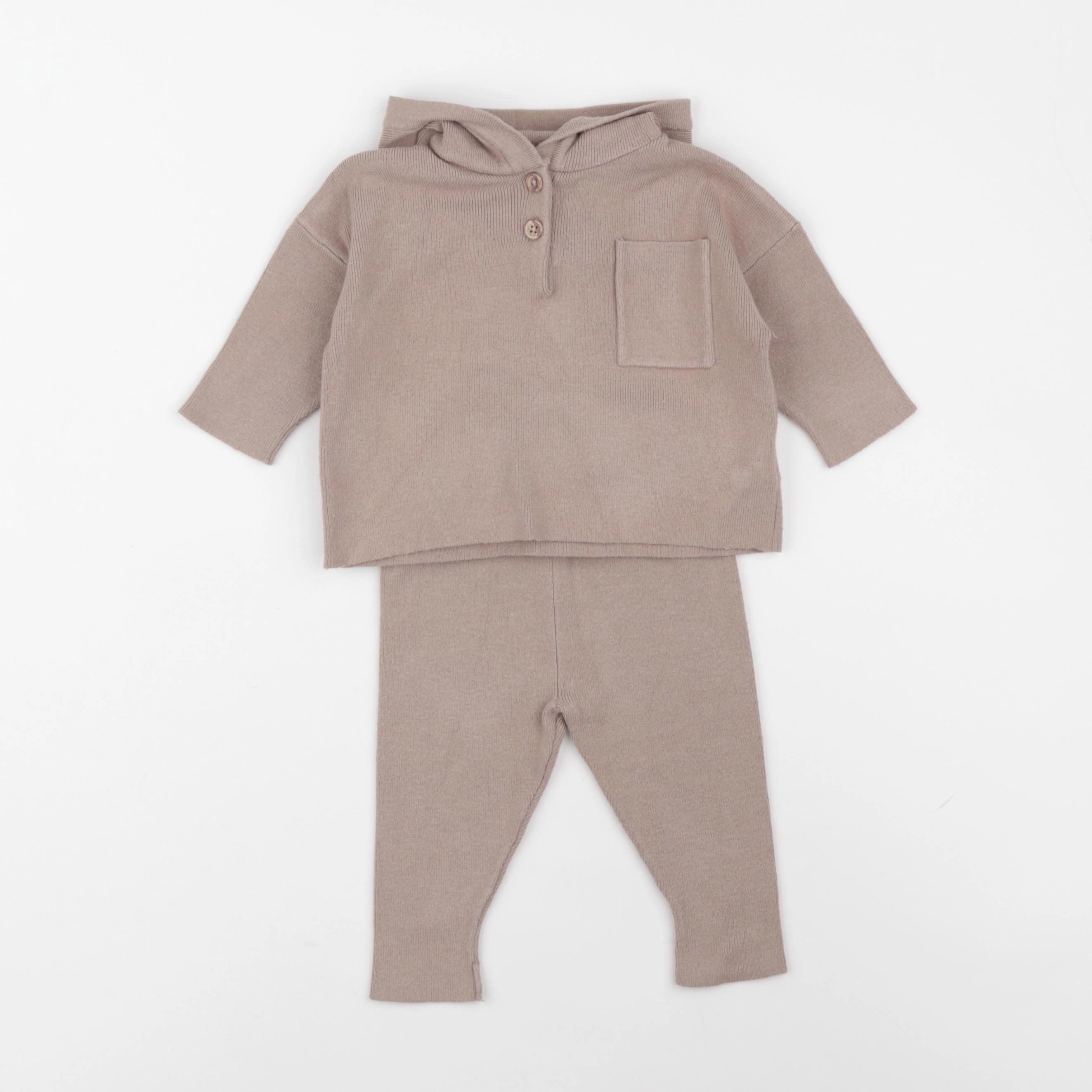 Vertbaudet - ensemble marron - 3 mois