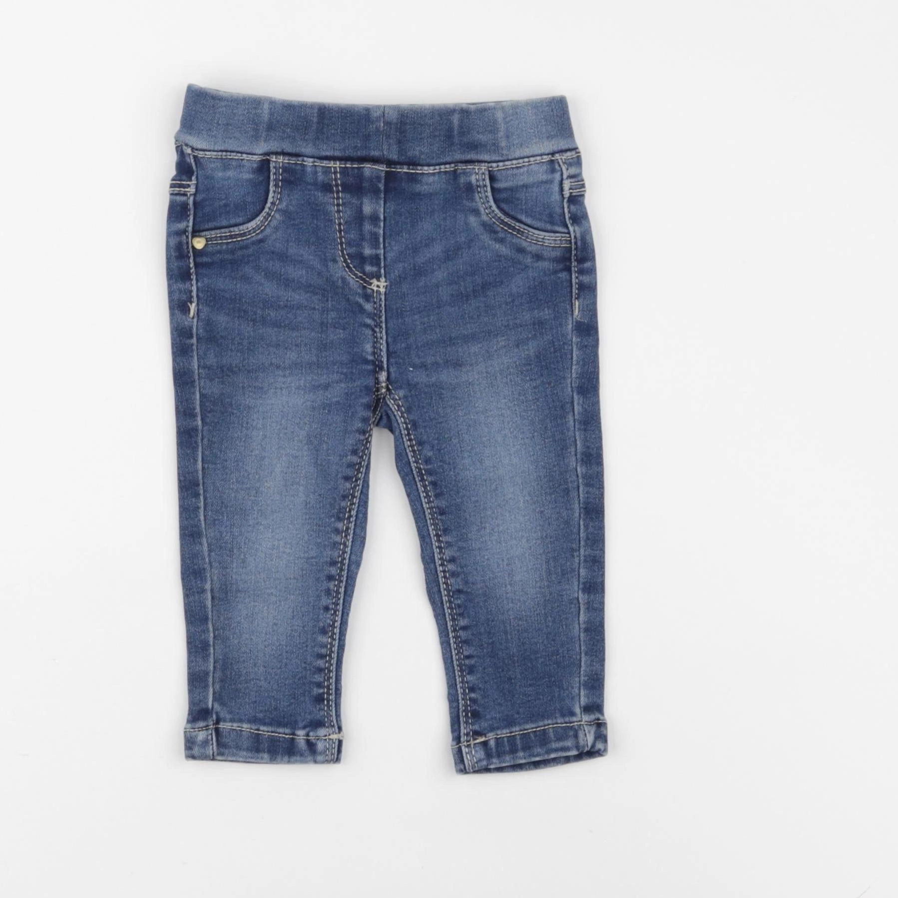 Tape à l'oeil - jegging bleu - 6 mois