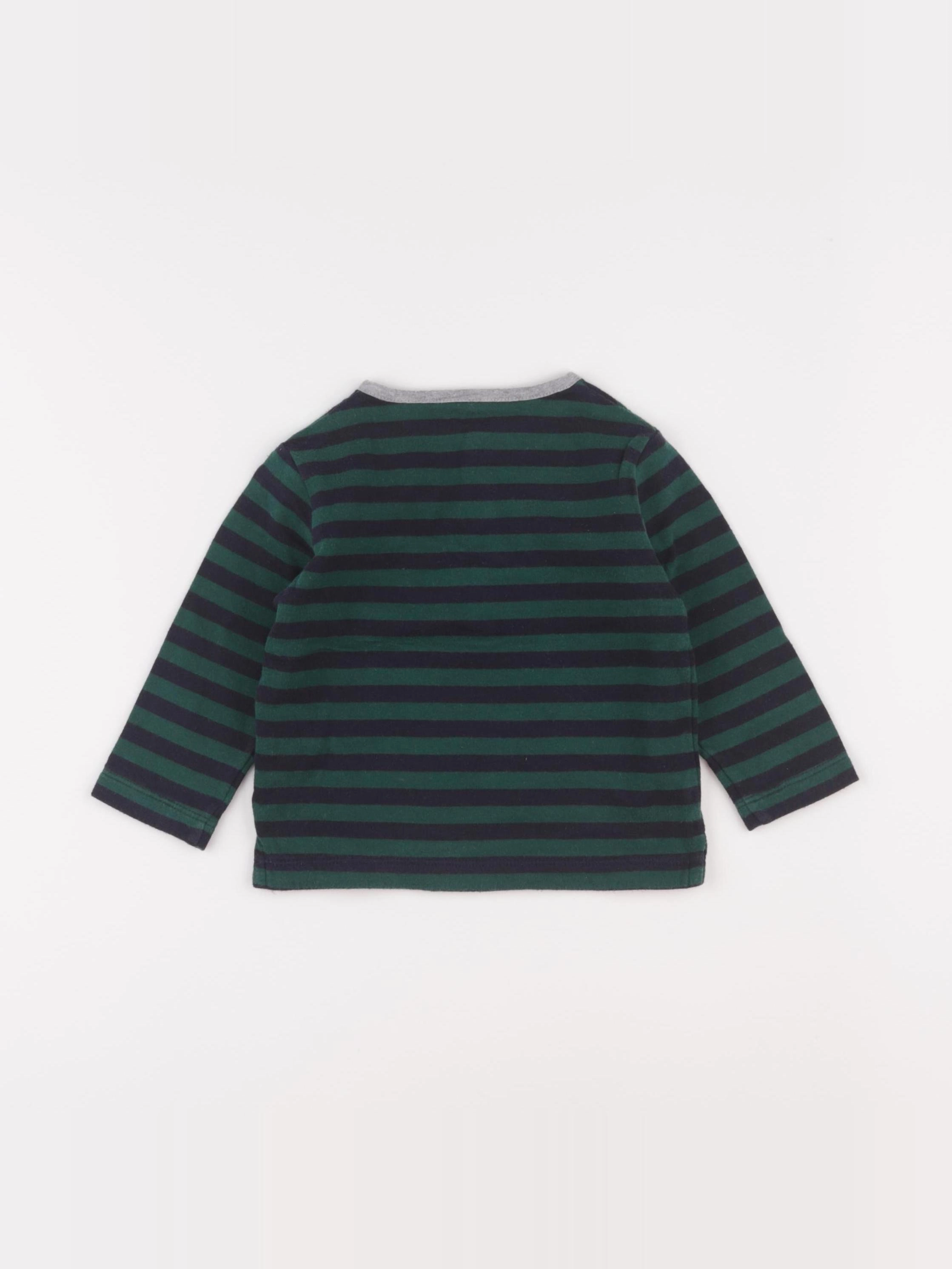 Boutchou - tee-shirt vert - 12 mois