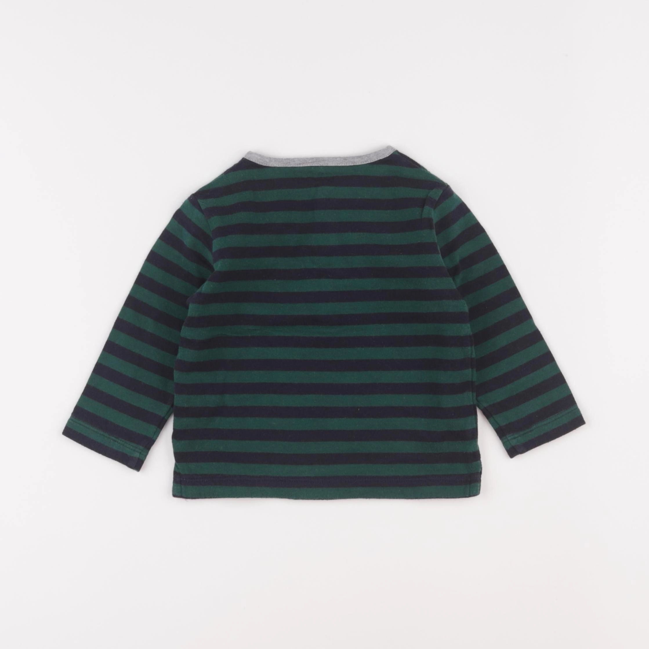 Boutchou - tee-shirt vert - 12 mois