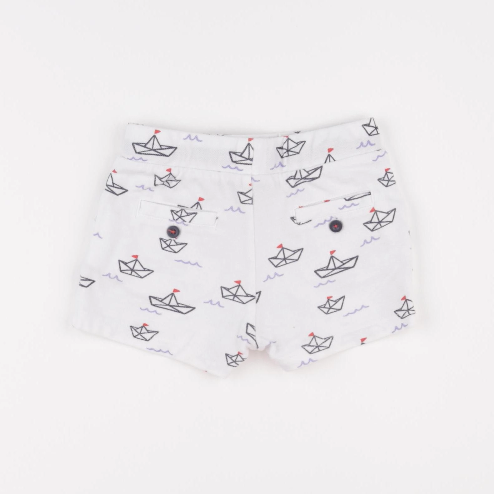 Boutchou - short blanc - 9 mois