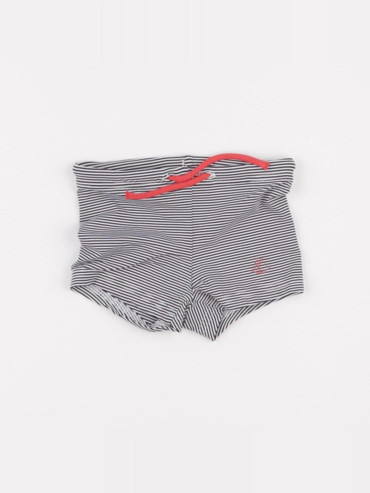Petit Bateau - maillot de bain bleu, blanc - 12 mois