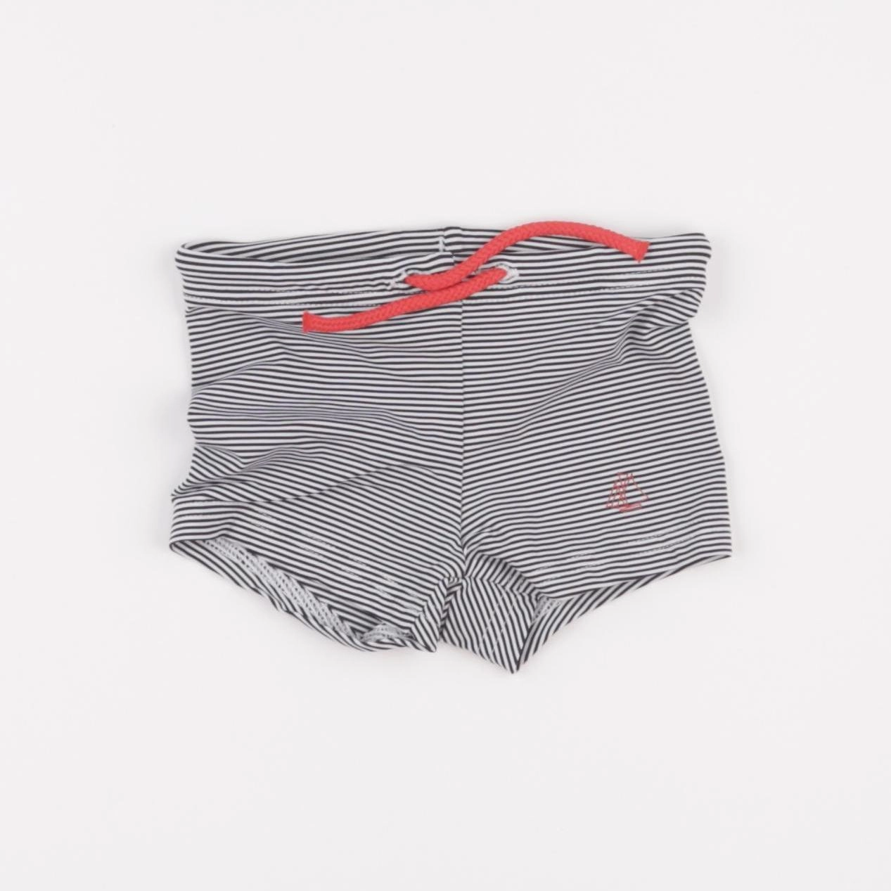 Petit Bateau - maillot de bain bleu, blanc - 12 mois