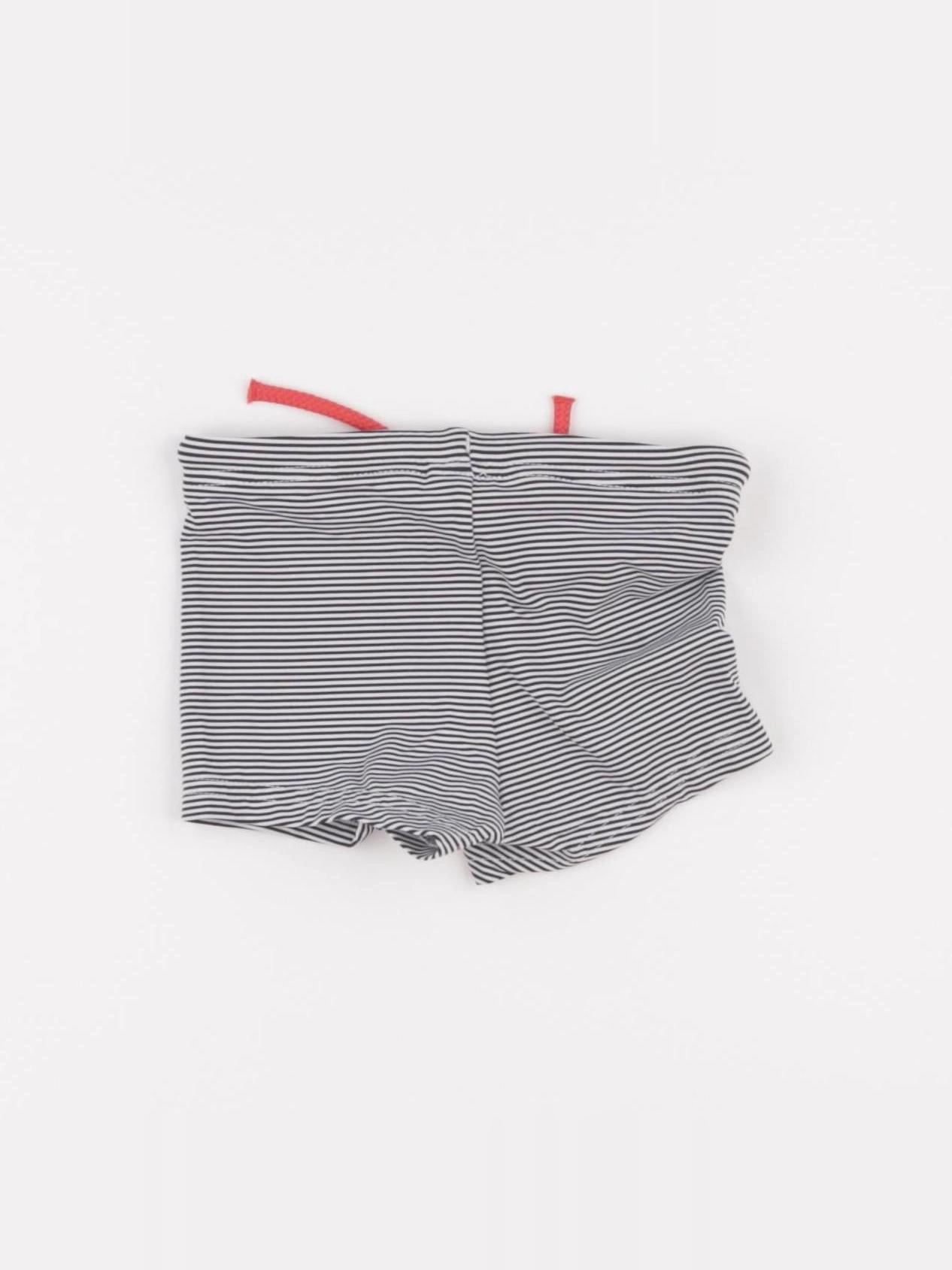 Petit Bateau - maillot de bain bleu, blanc - 12 mois