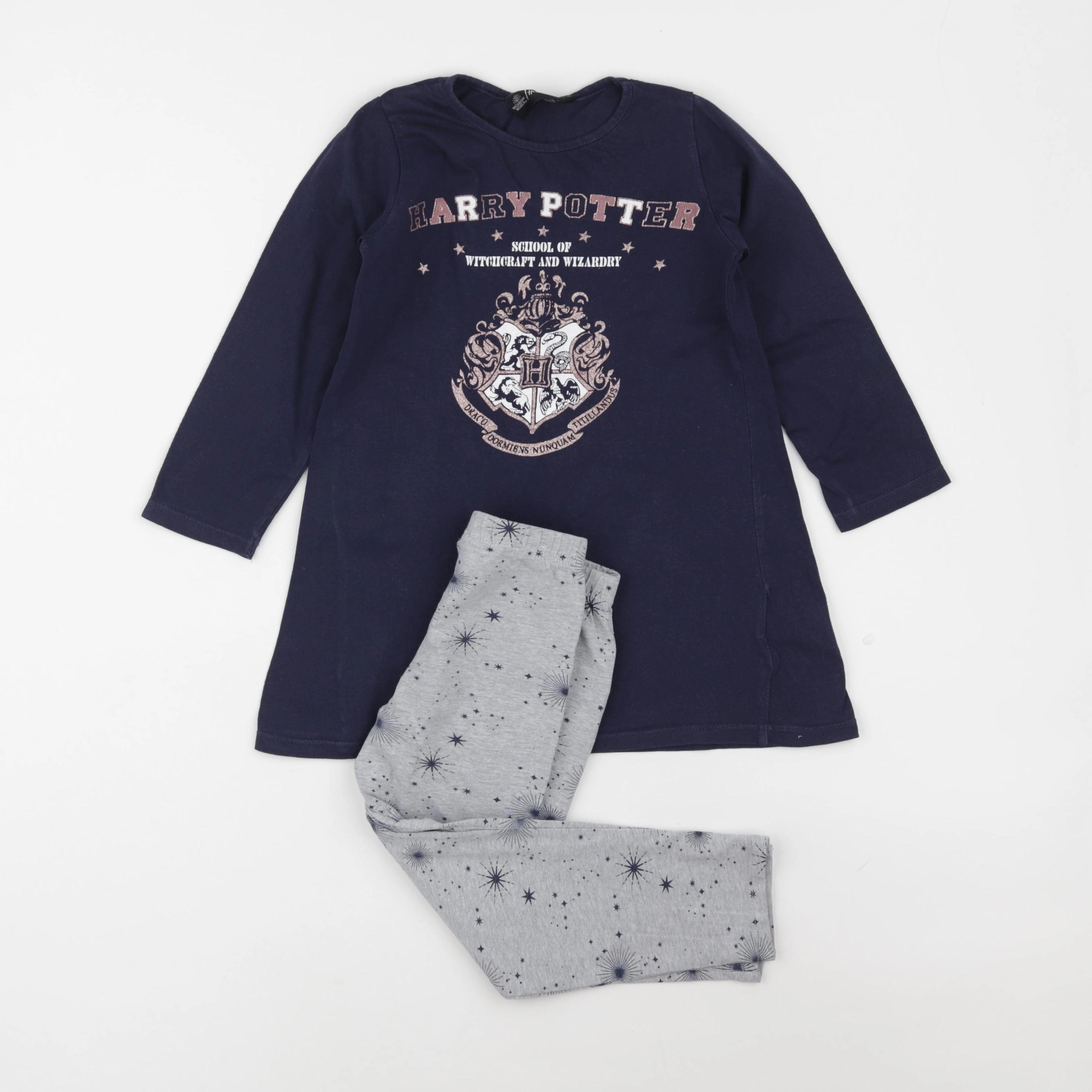 Vertbaudet - pyjama coton bleu - 5 ans