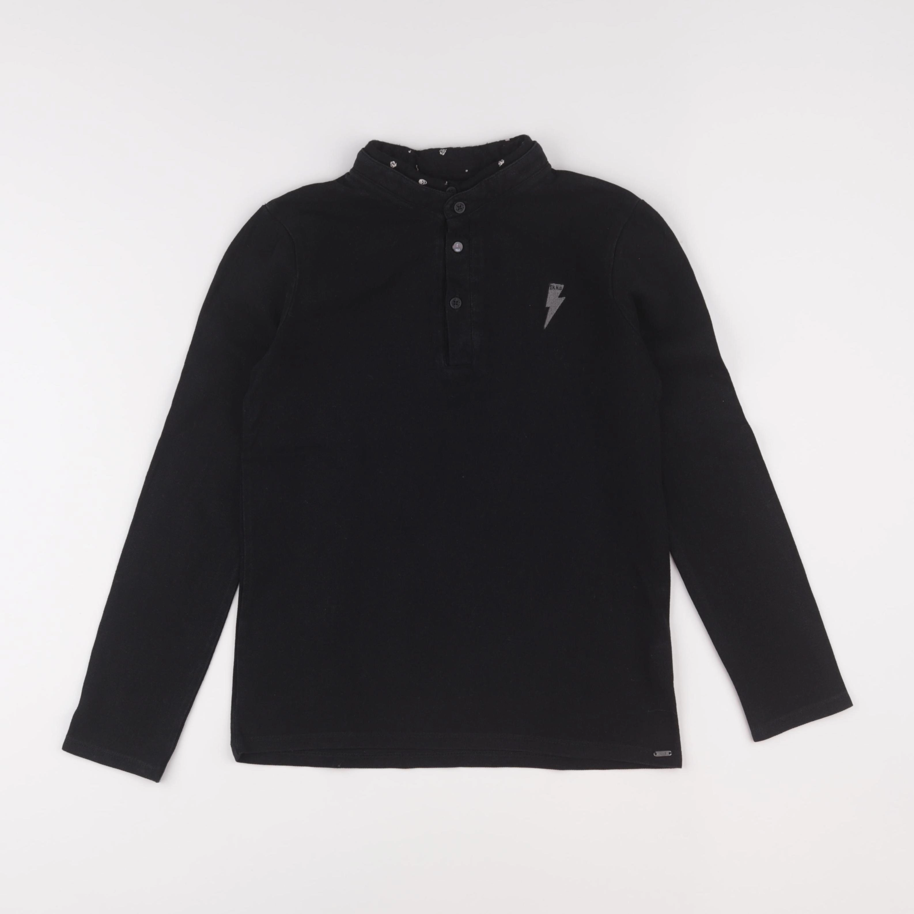 IKKS - polo noir - 10 ans