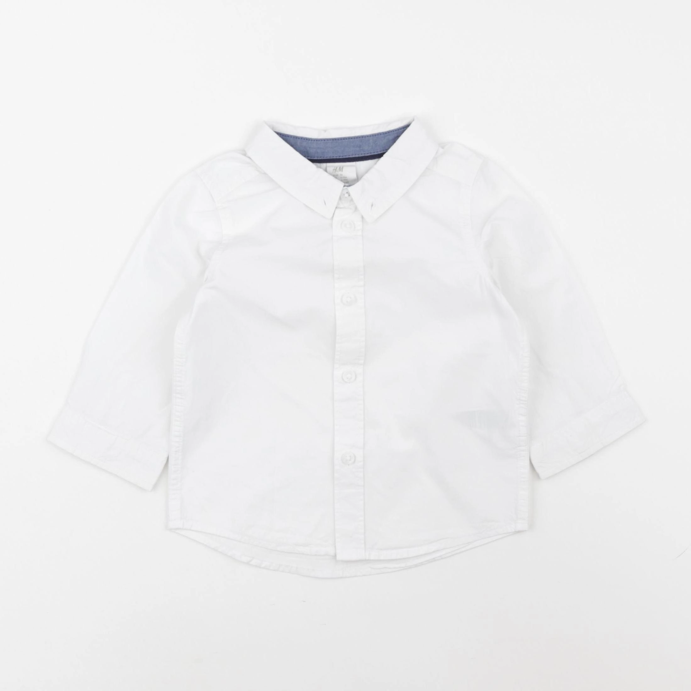 H&M - chemise blanc - 6/9 mois