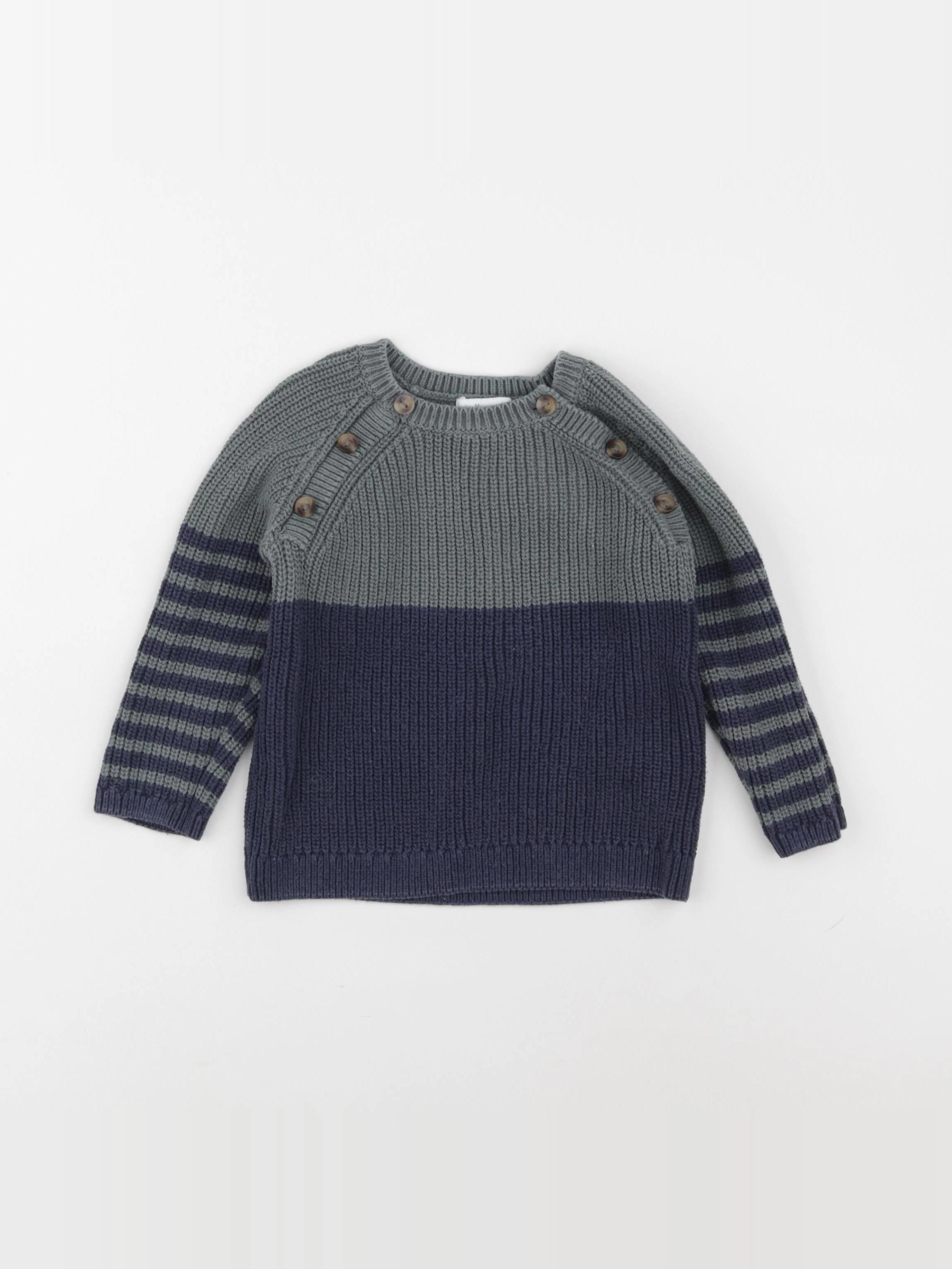 Vertbaudet - pull multicolore - 24 mois