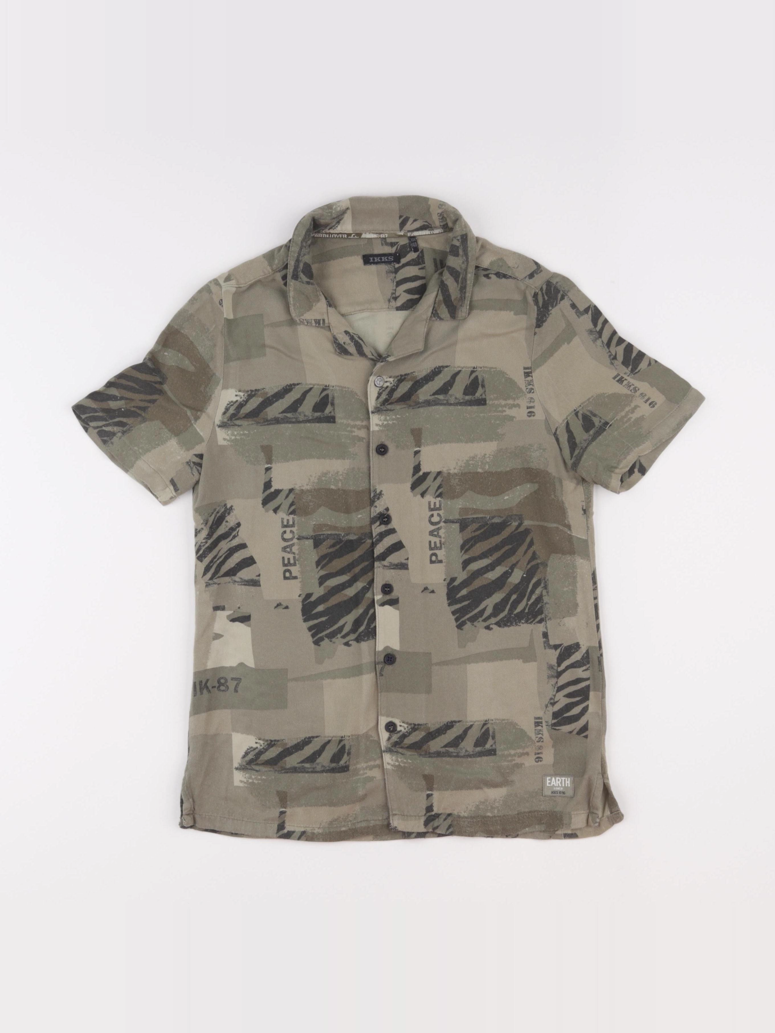 IKKS - chemise vert - 10 ans