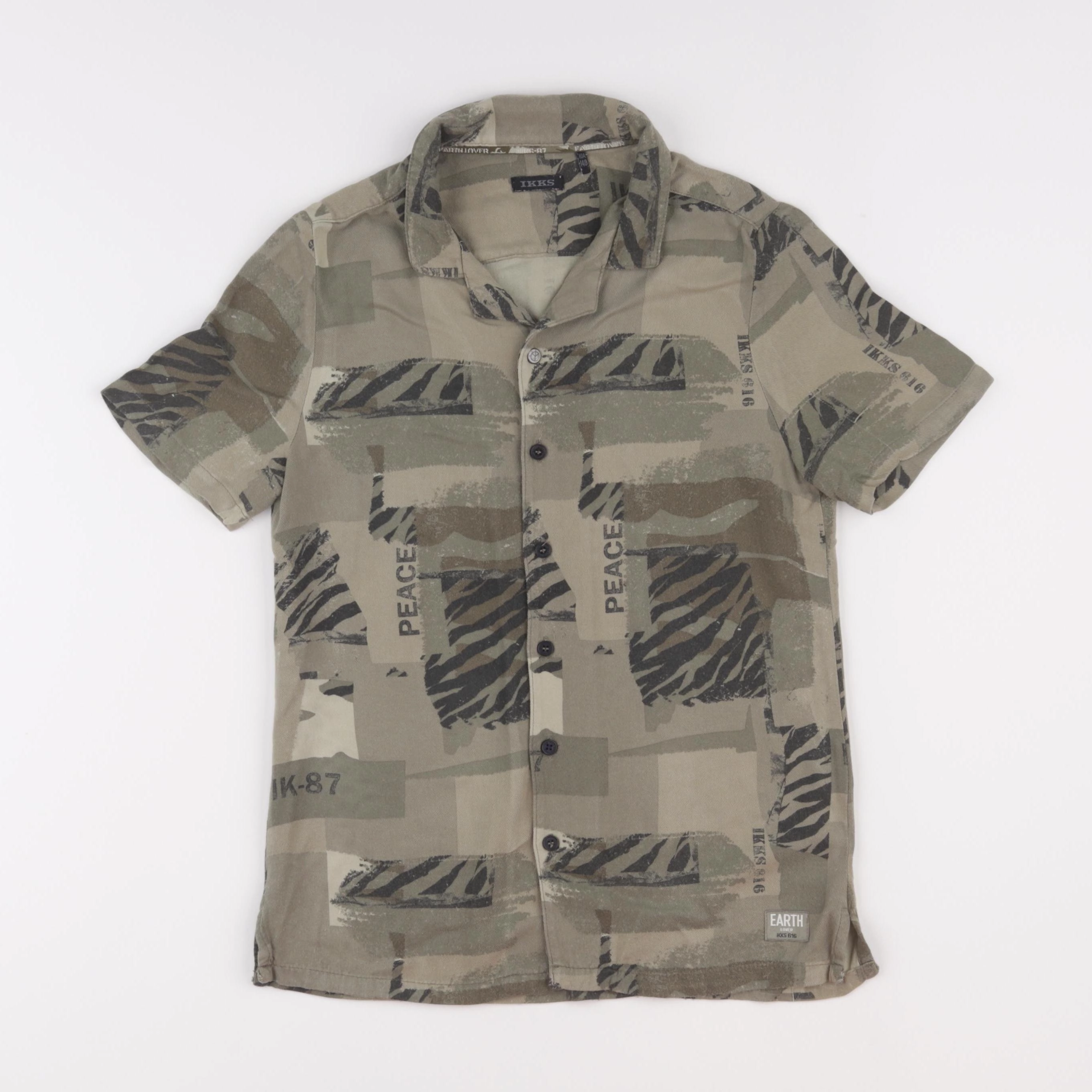 IKKS - chemise vert - 10 ans