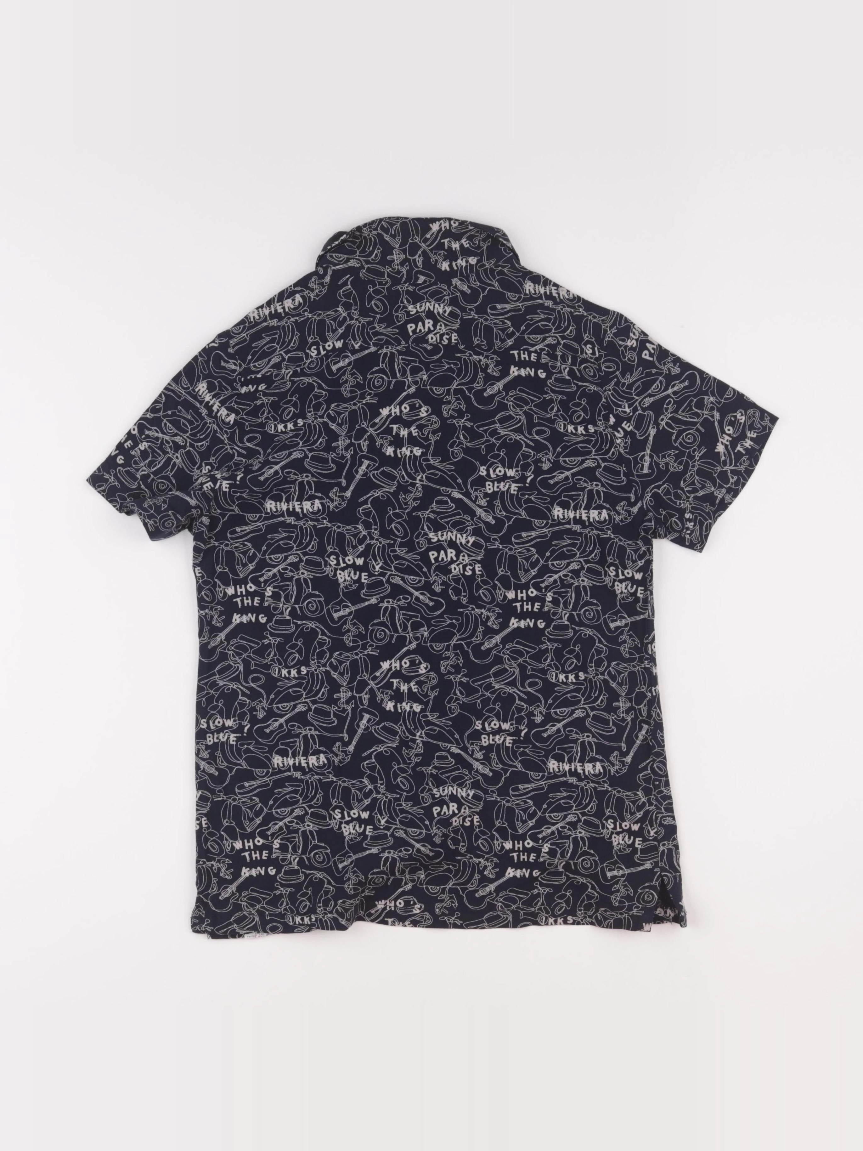 IKKS - chemise bleu - 10 ans