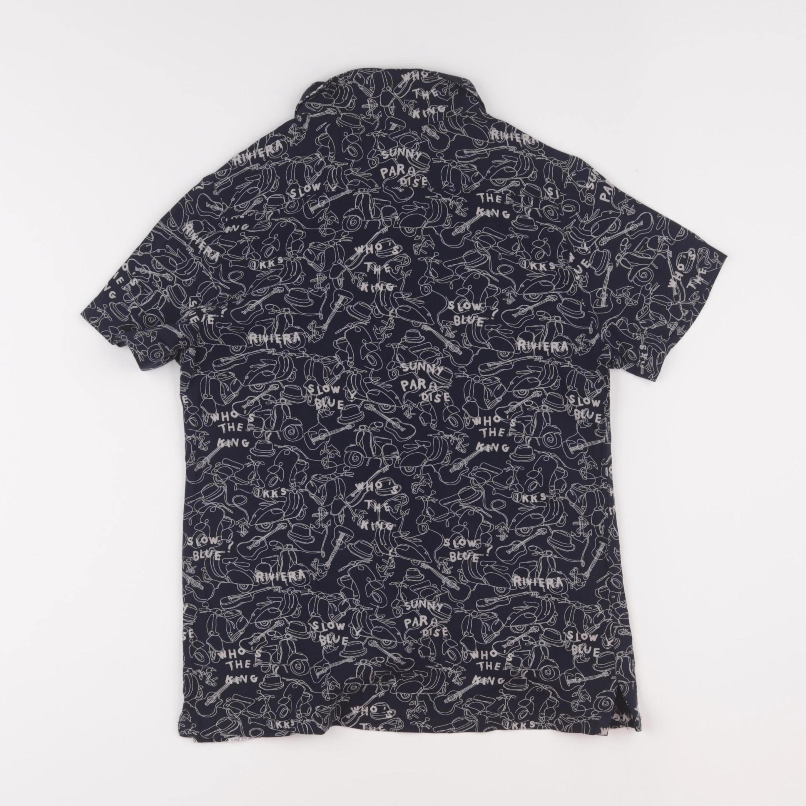 IKKS - chemise bleu - 10 ans