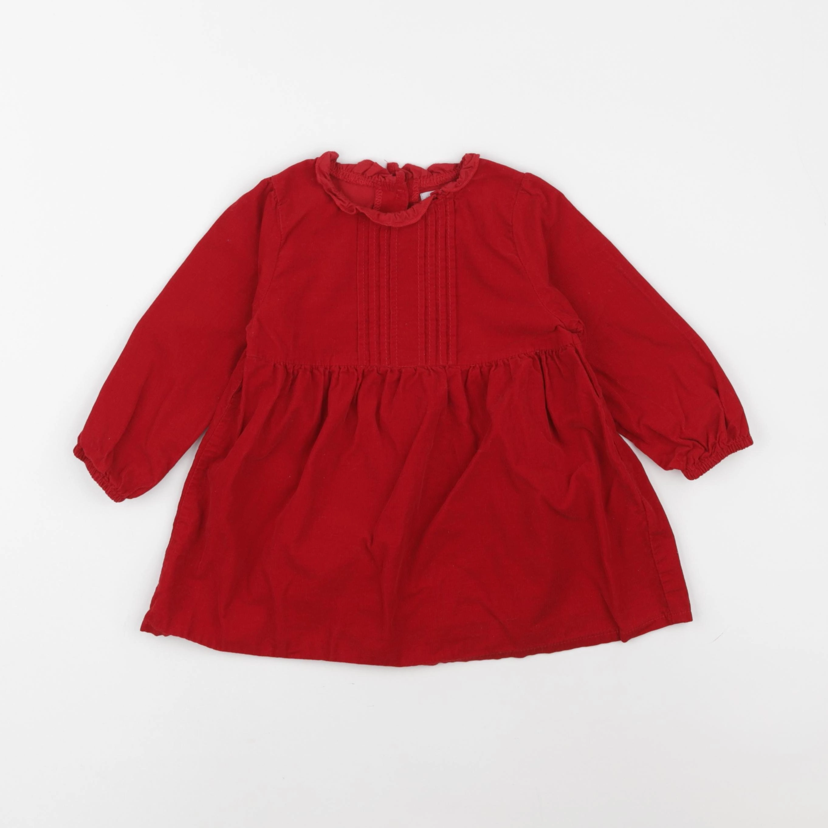 Vertbaudet - robe rouge - 24 mois