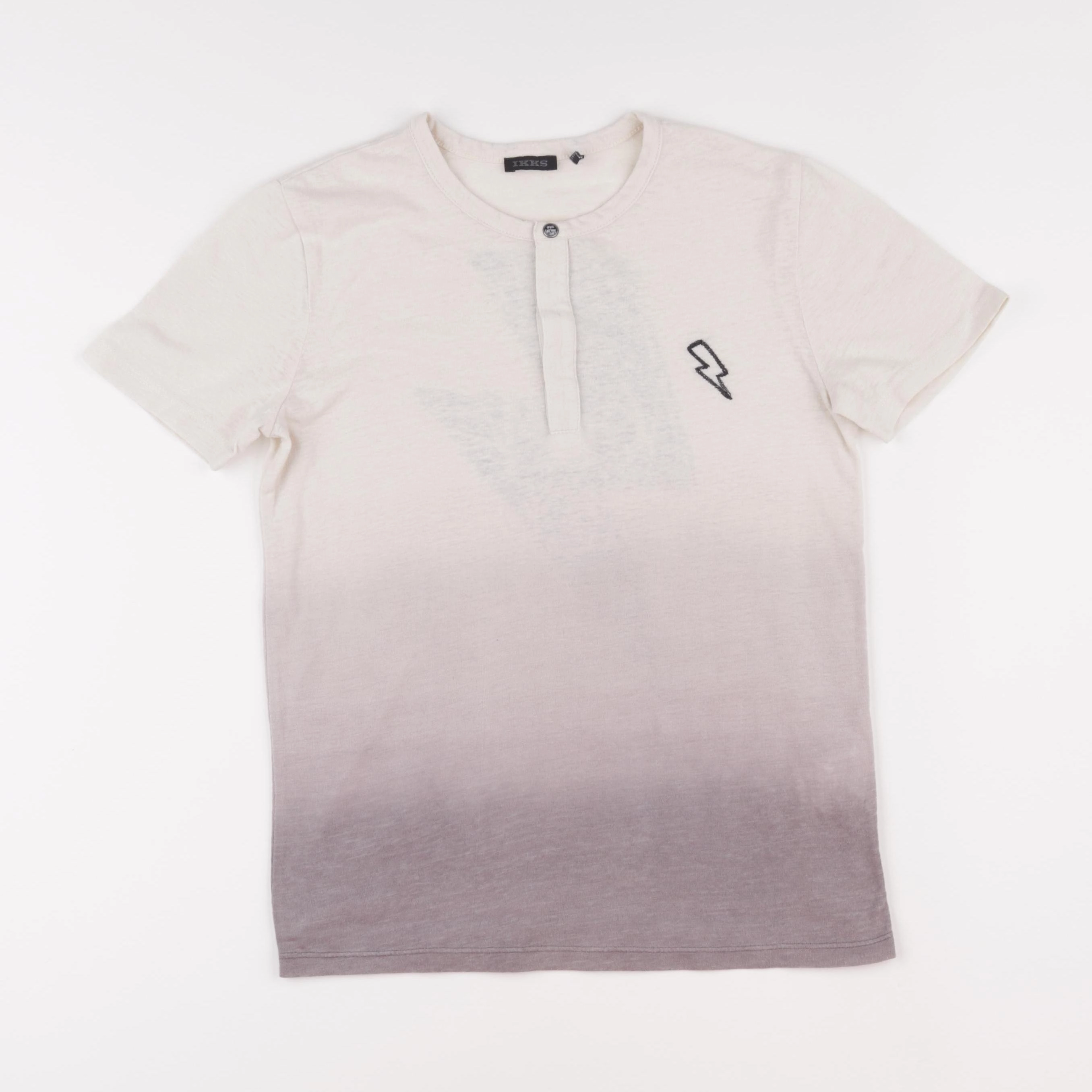 IKKS - tee-shirt beige - 10 ans