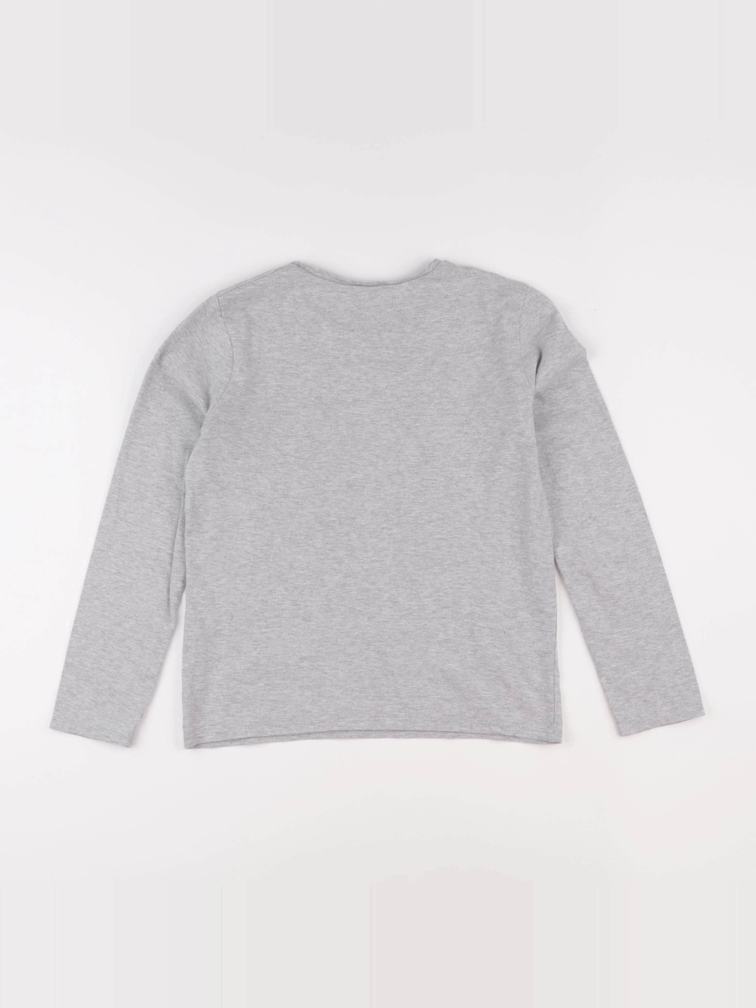 IKKS - tee-shirt gris - 10 ans