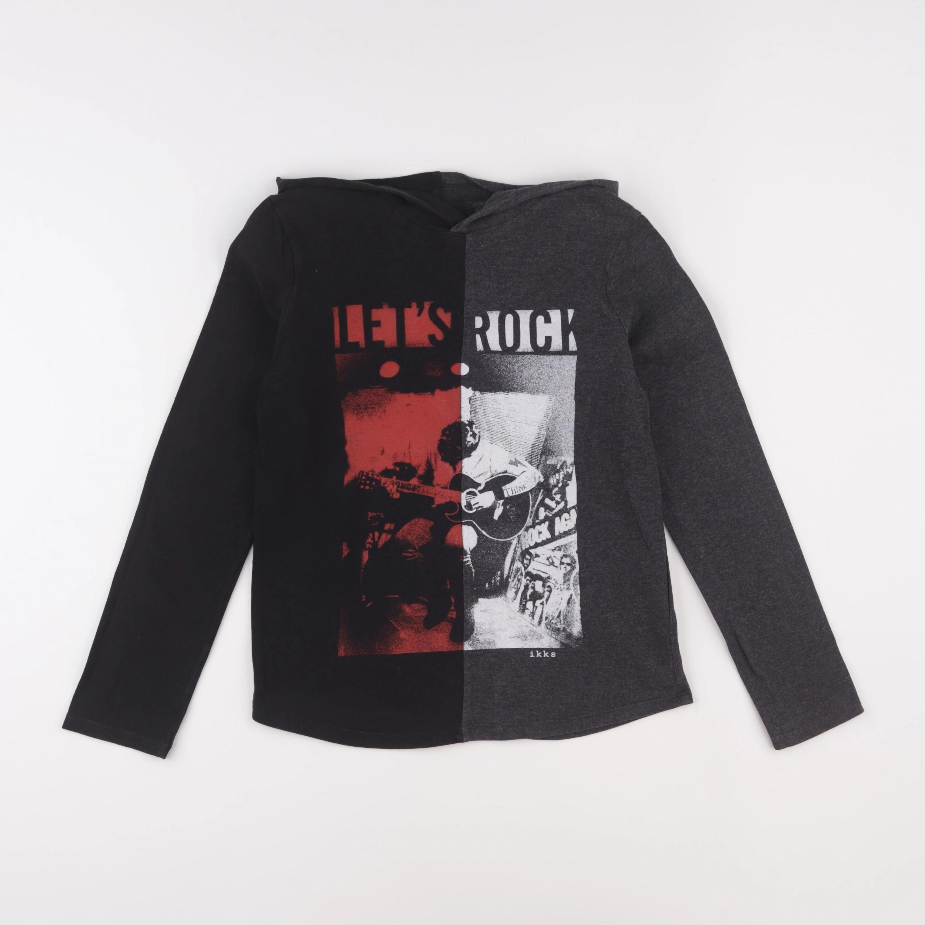 IKKS - tee-shirt noir - 10 ans