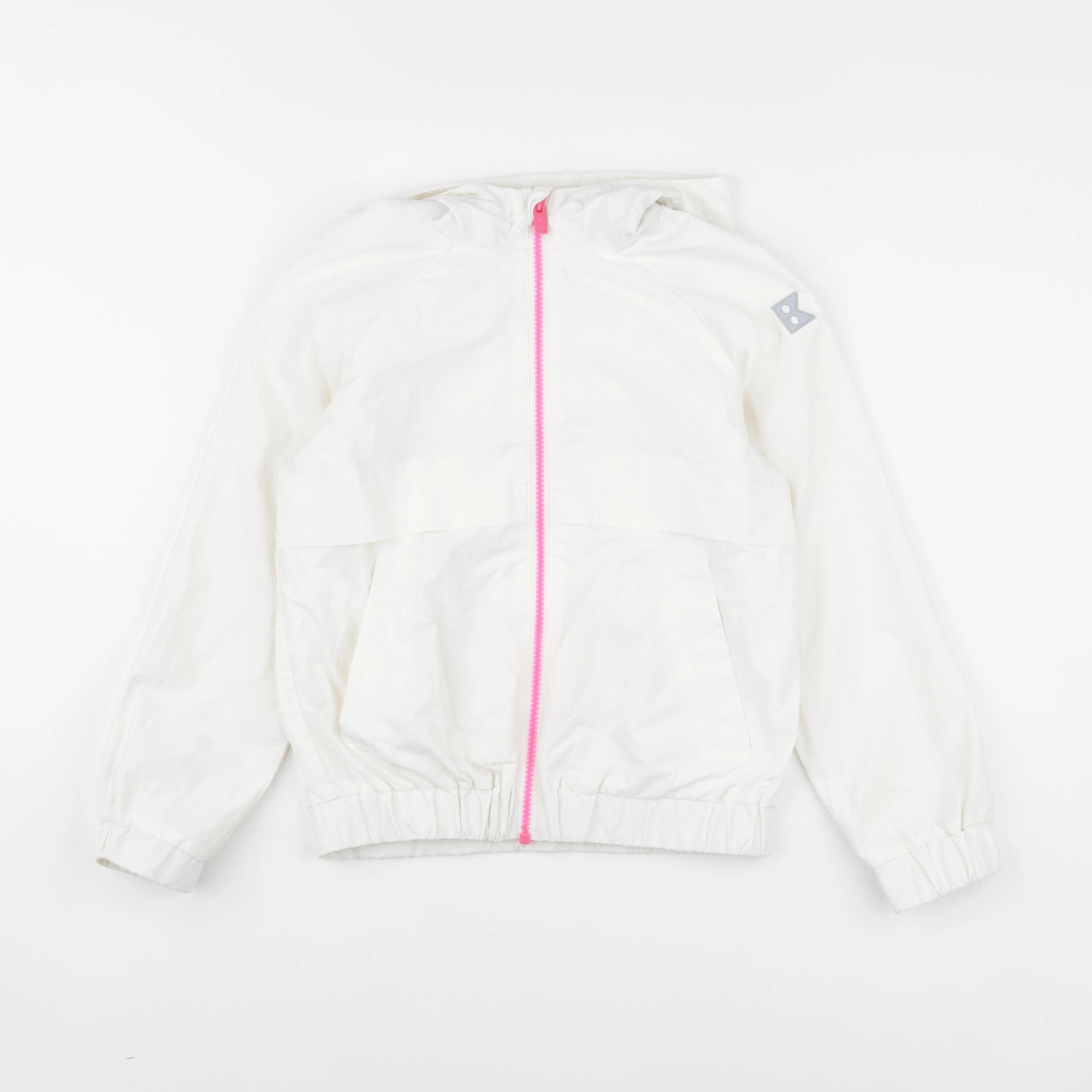 Okaidi - coupe-vent blanc - 8 ans