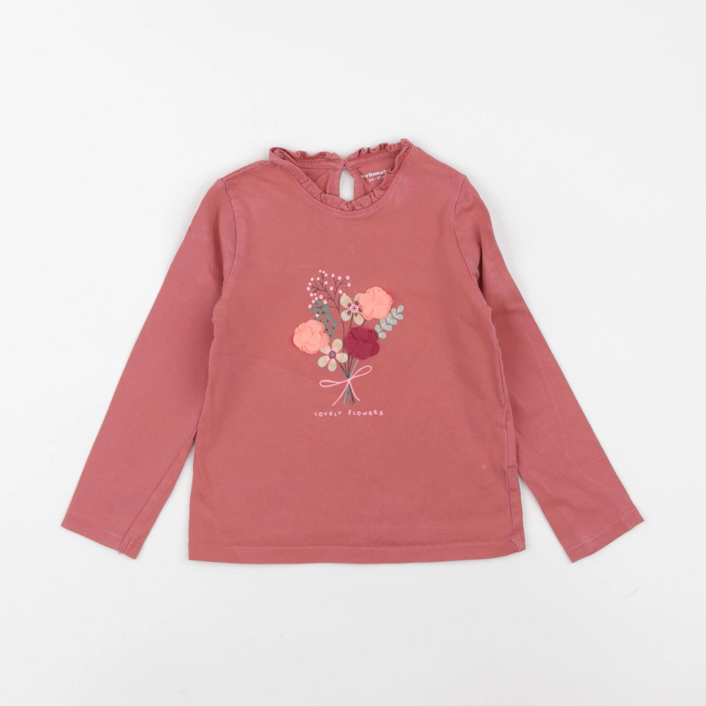 Vertbaudet - tee-shirt multicolore - 3 ans
