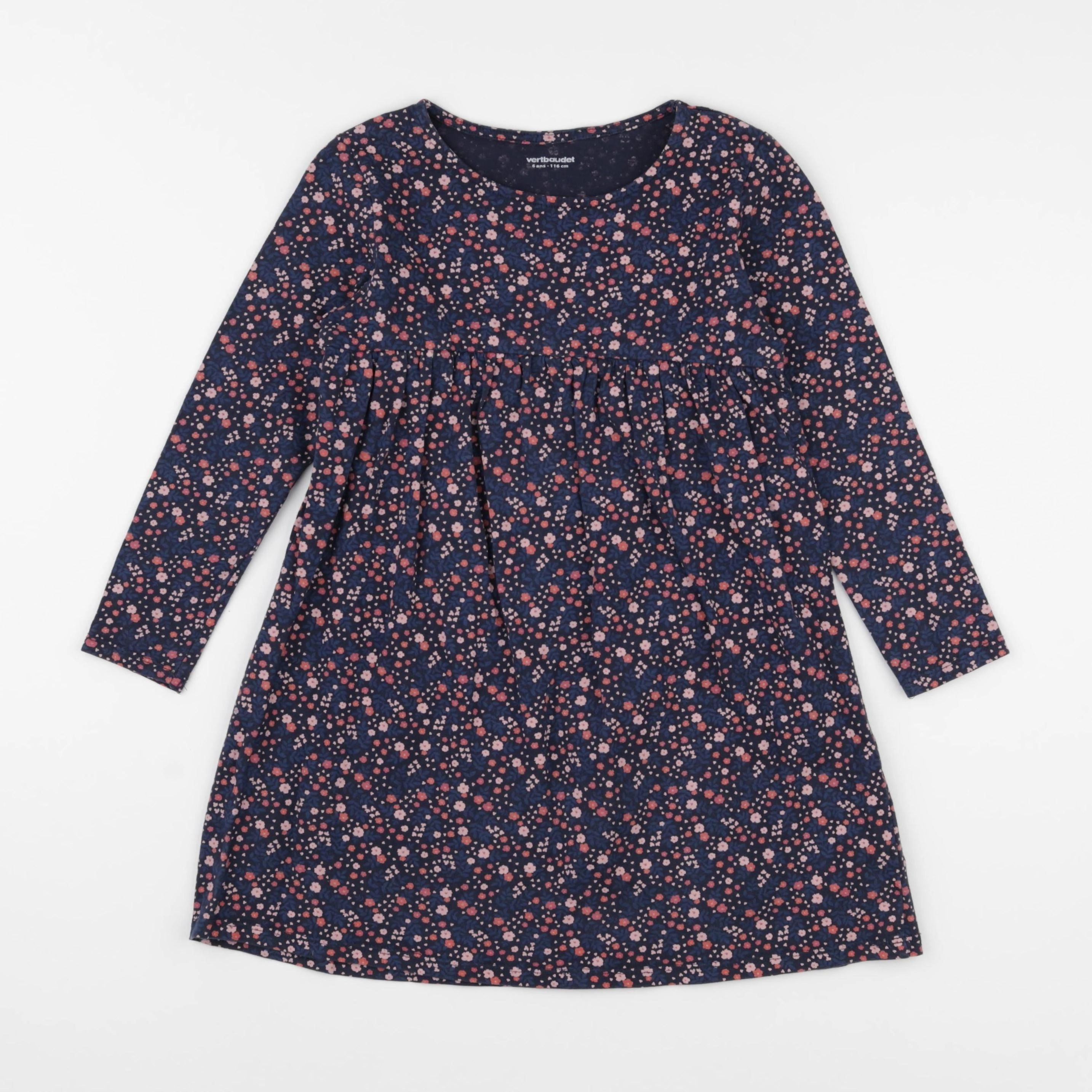 Vertbaudet - robe bleu - 6 ans