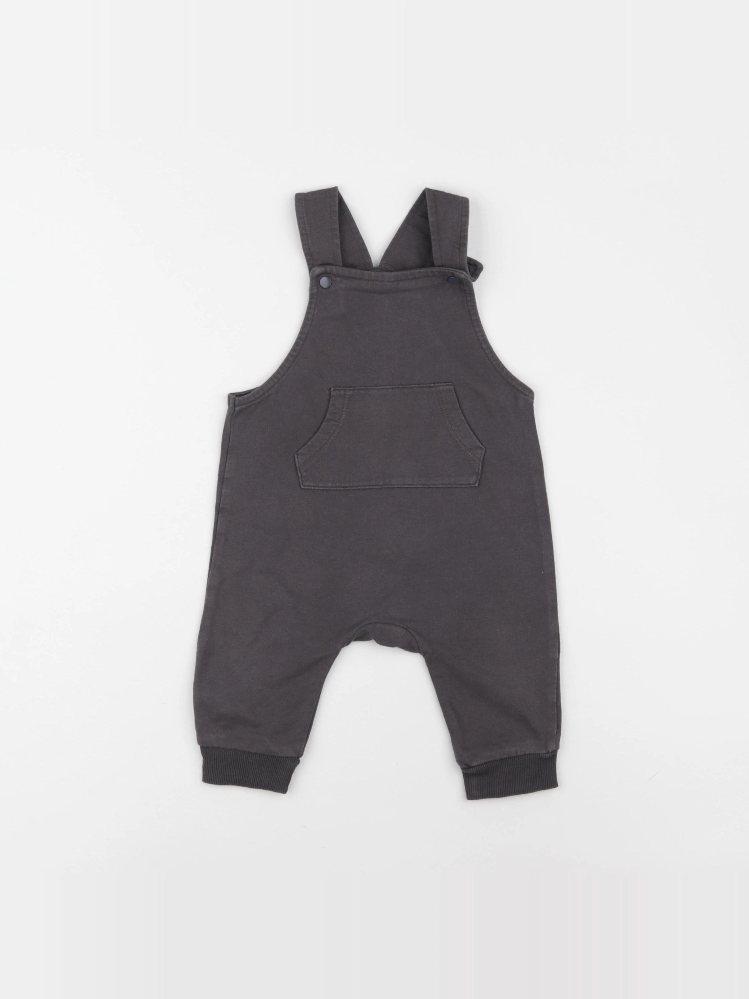 H&M - combinaison gris - 6/9 mois