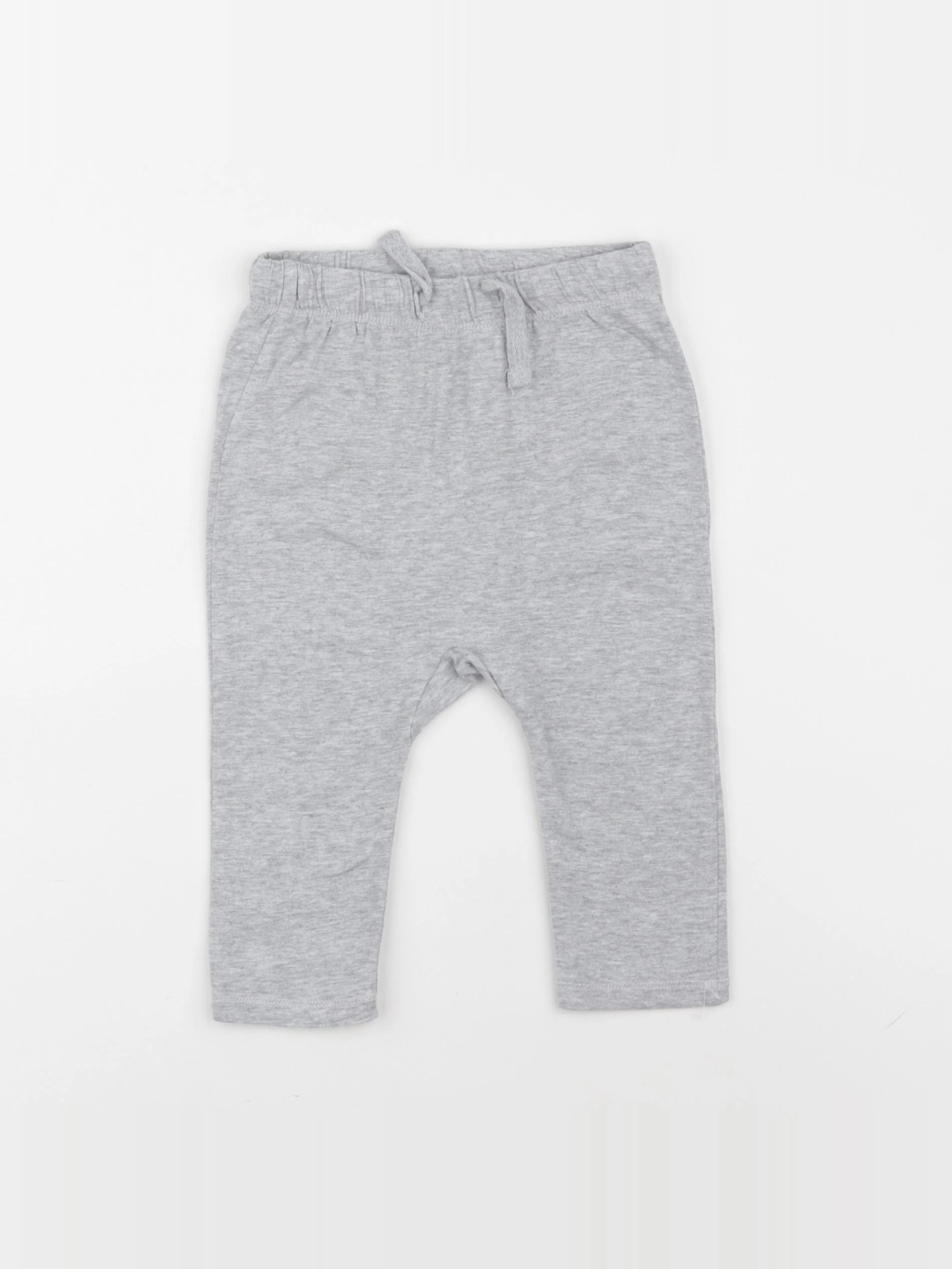 H&M - sarouel gris - 6/9 mois